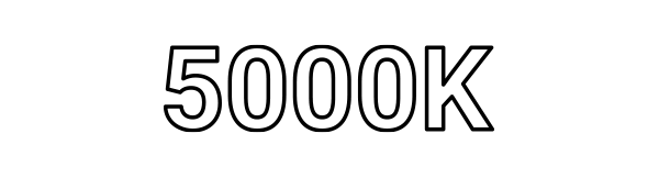5000K