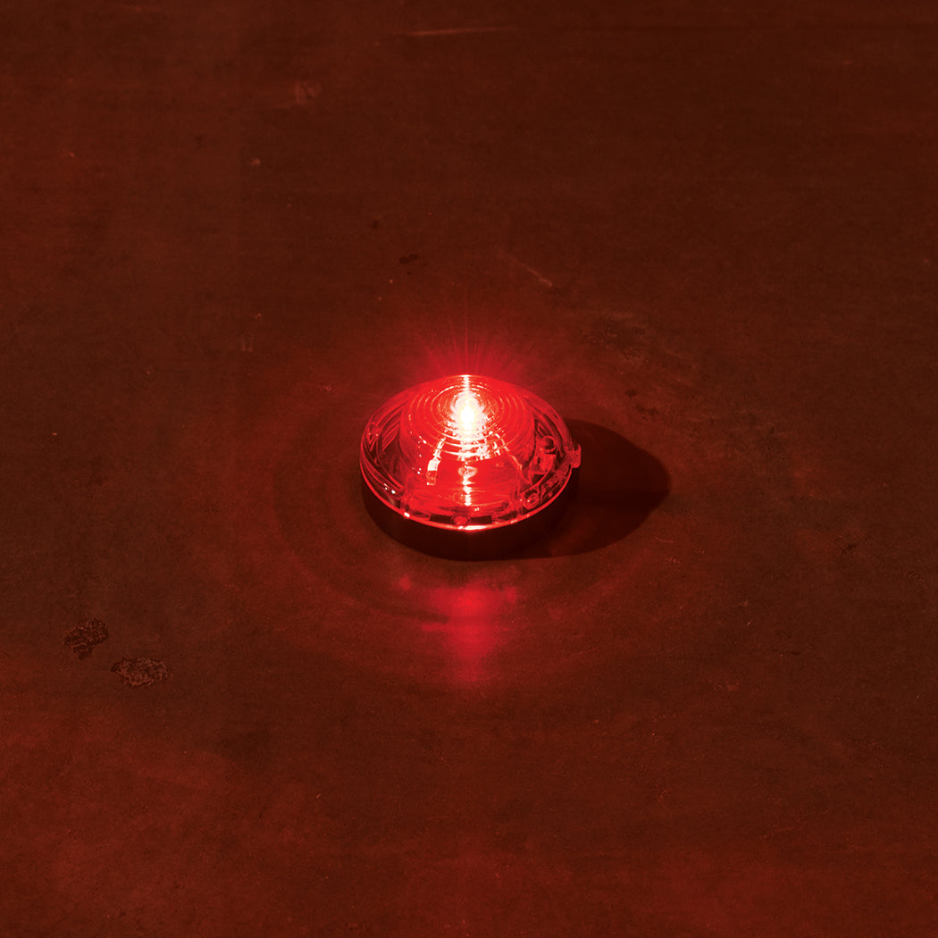 Red Emergency Beacon and Flashlight Bundle