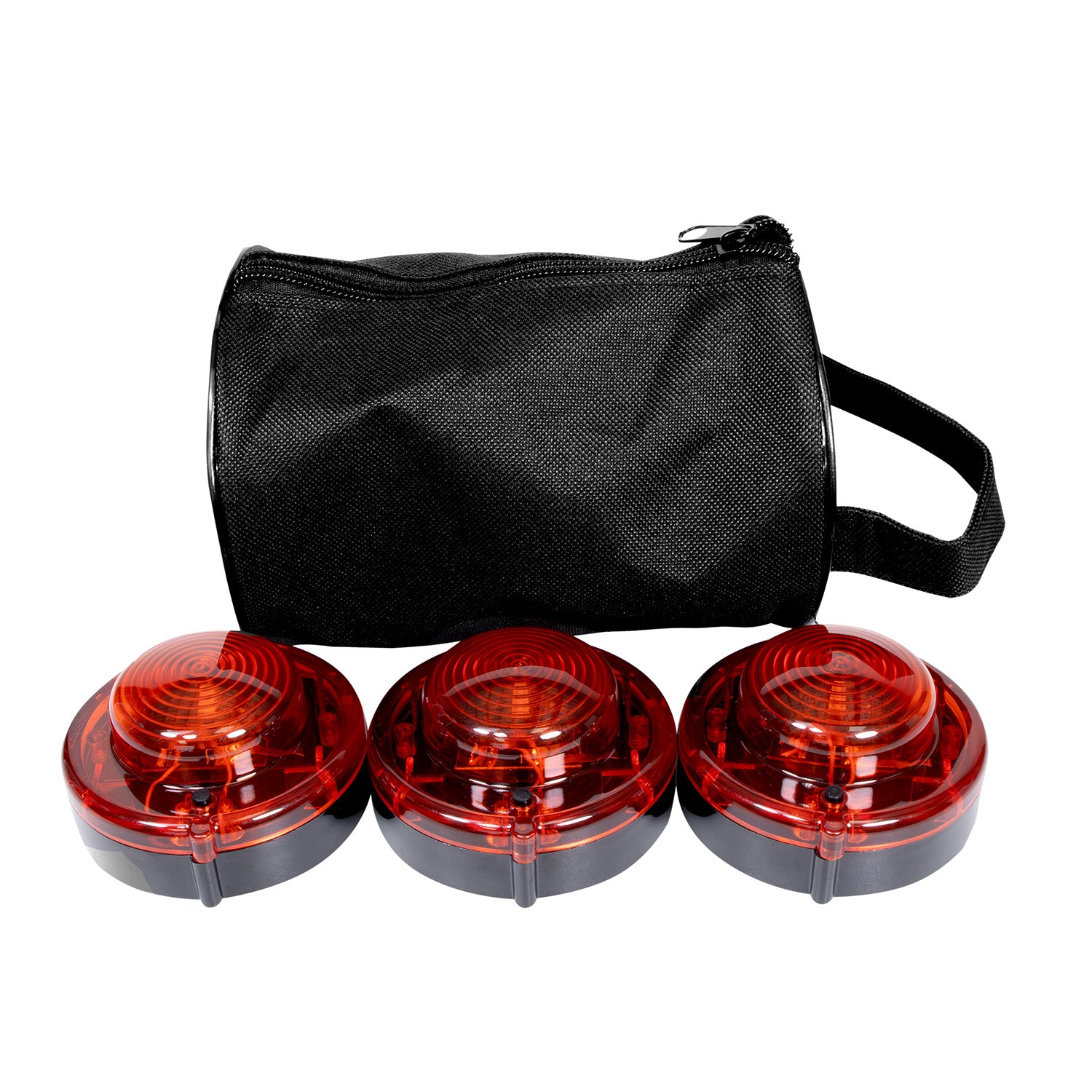 LED Emergency Beacon Roadside Flare - Red 3-Pack