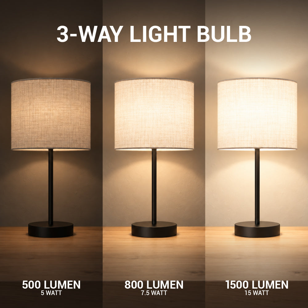1500 Lumen LED A19 3-Way Bulb, 30/70/100-Watt Equivalent E26