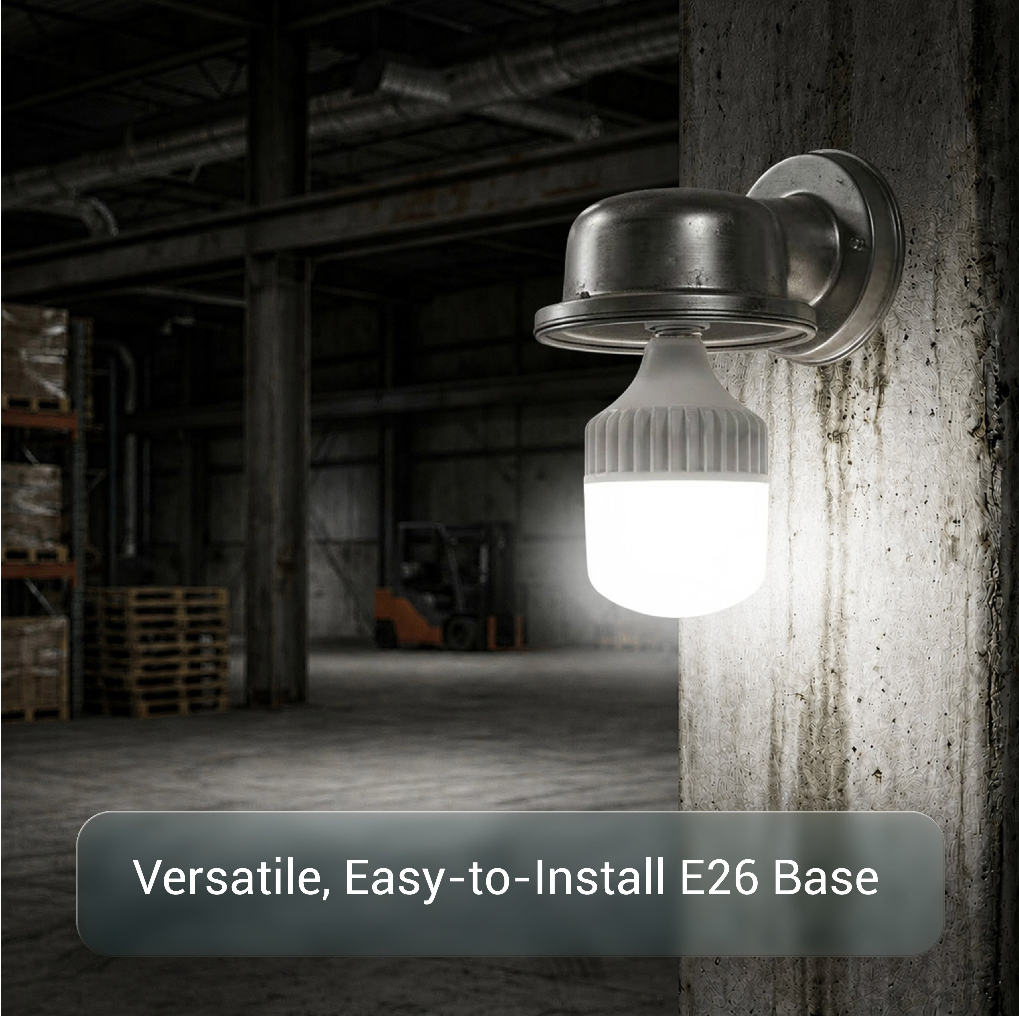 5000 Lumen LED Utility Light Bulb, E26
