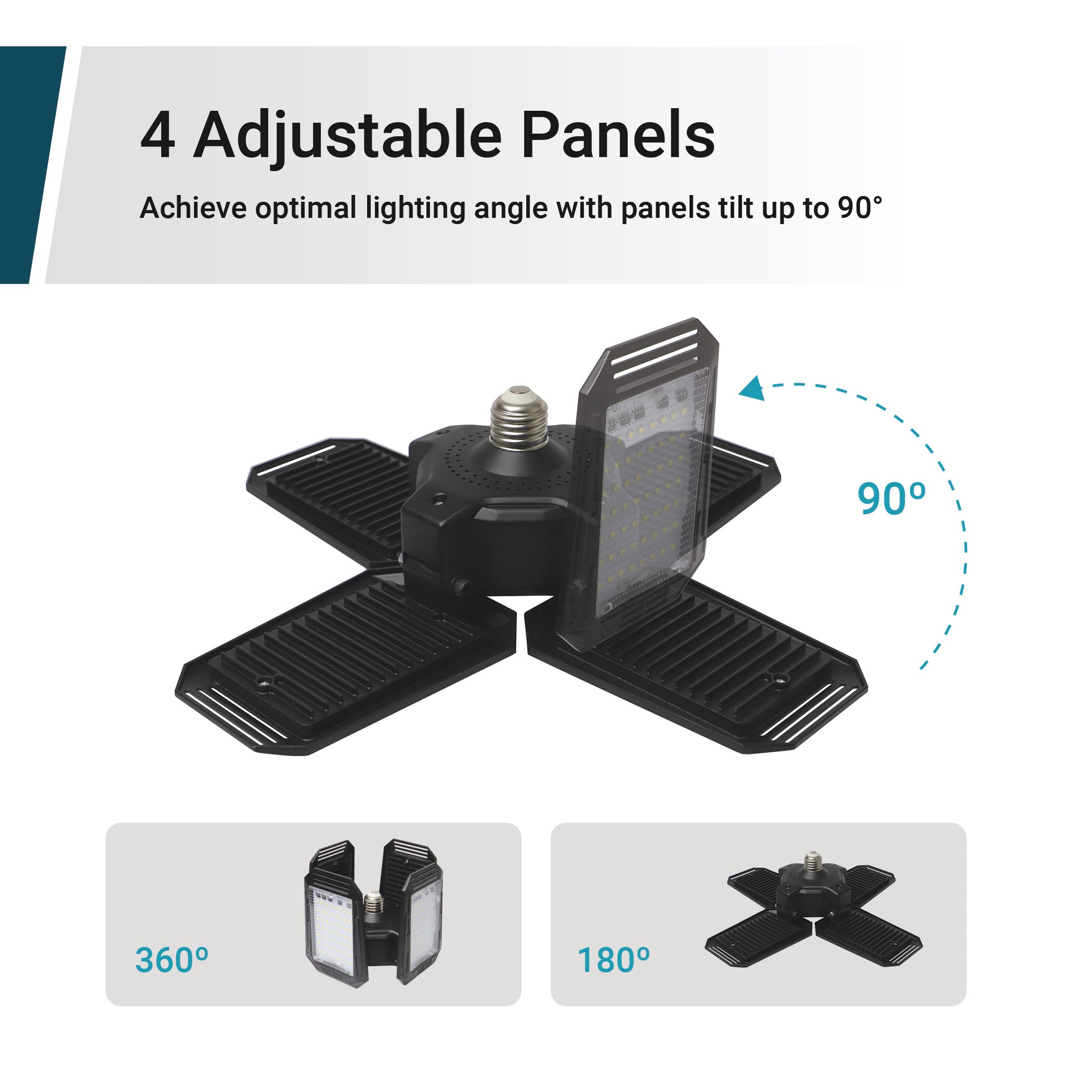 GT-Lite Adjustable 4-Panel LED Light