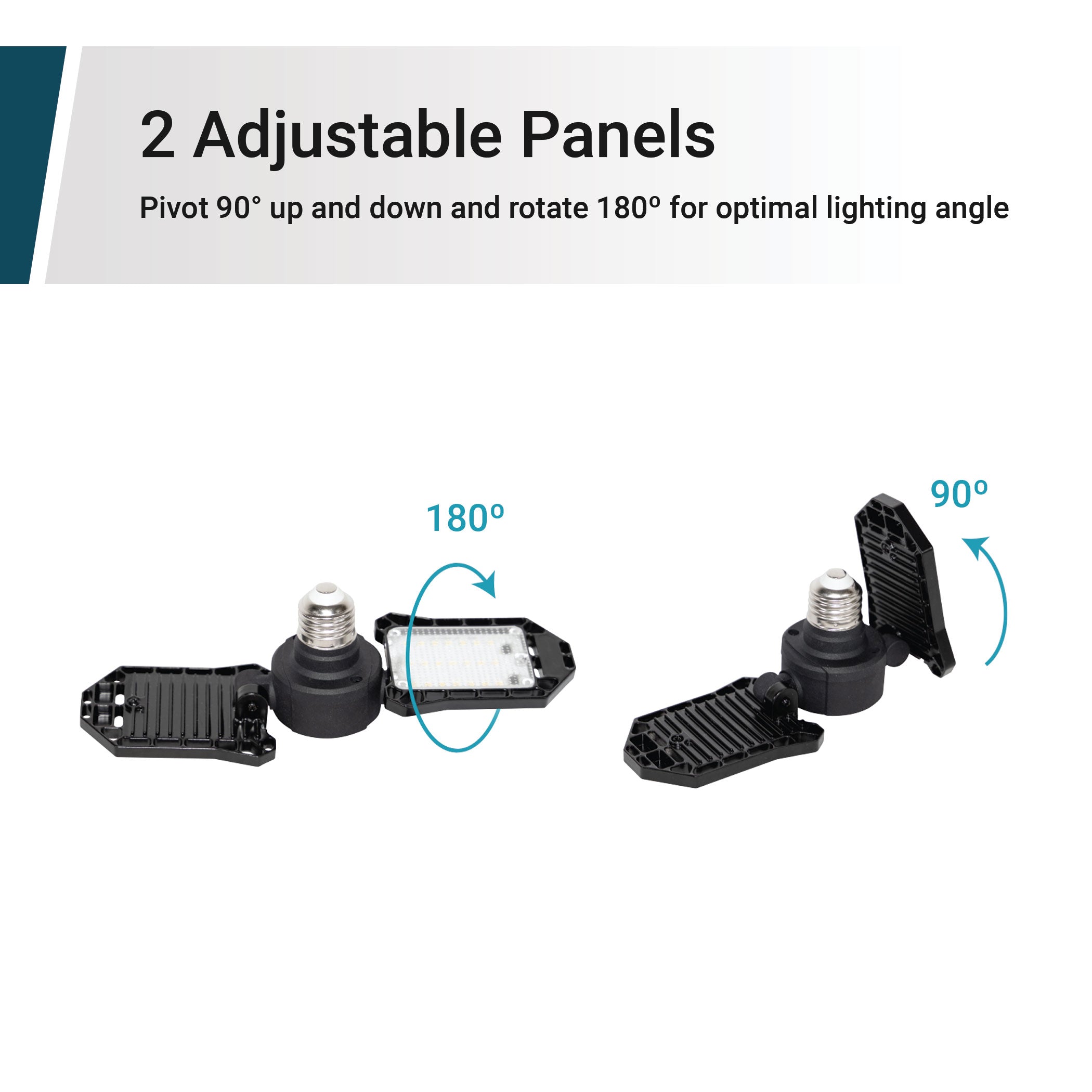 GT-Lite Adjustable 2-Panel LED Light
