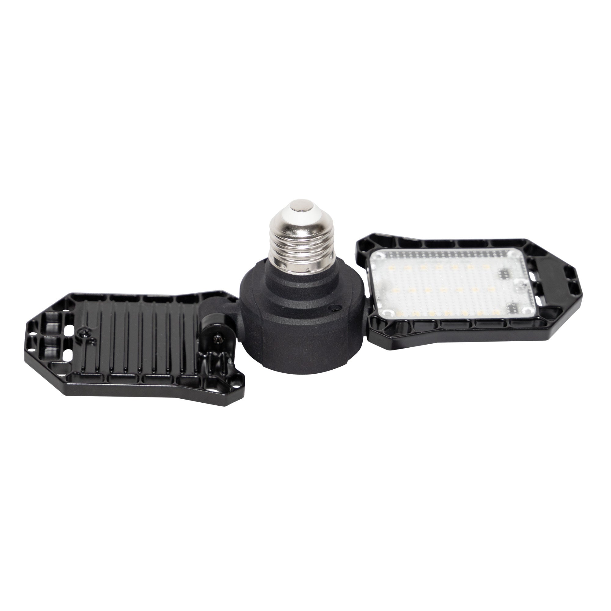 30-Watt 3000 Lumen LED Garage Light, Adjustable 2-Panel Bulb, 150-Watt Equivalent, 5000K Daylight, E26