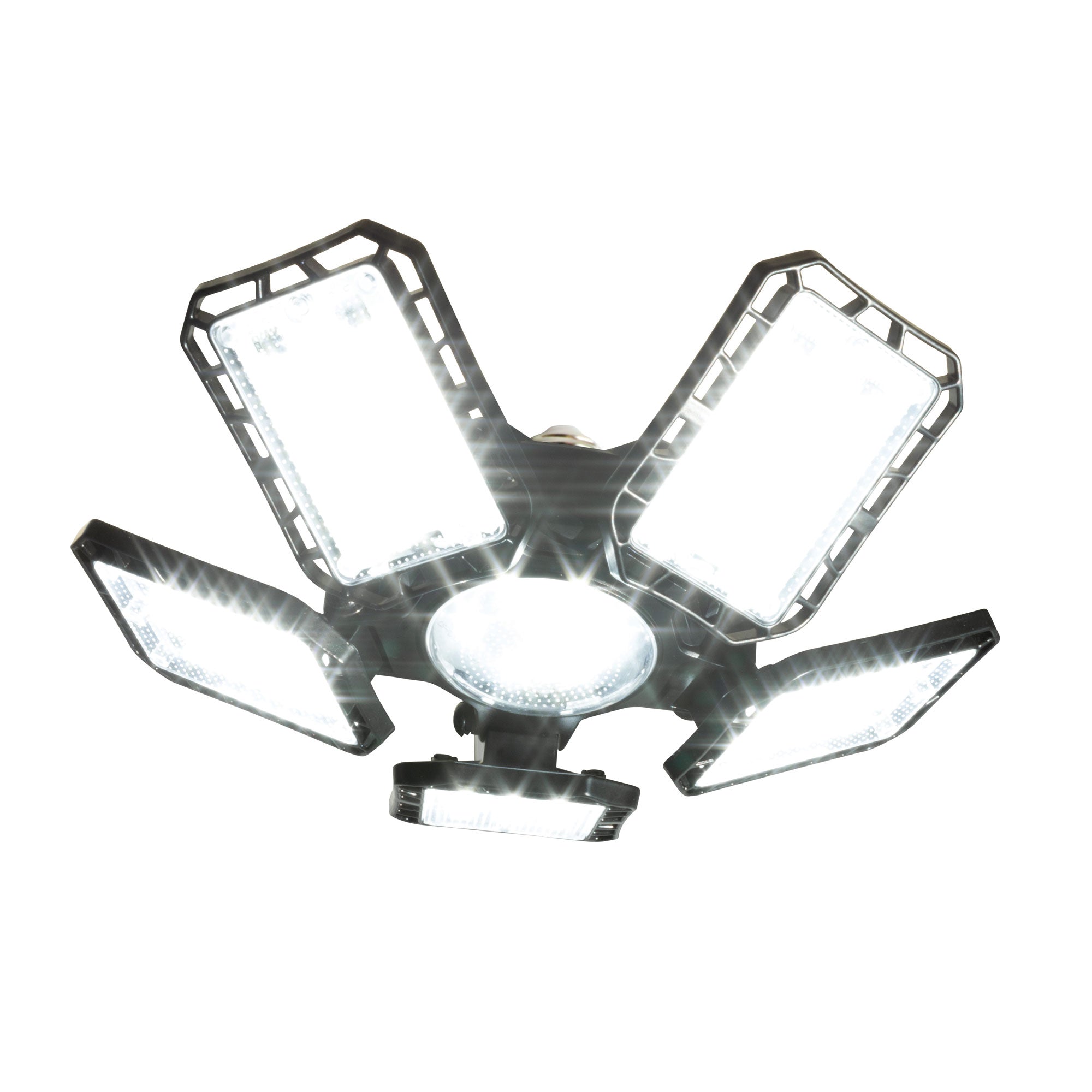 LED Garage Light 82-Watt 8000 Lumen, Adjustable 5-Panel Bulb, 450-Watt Equivalent, 6500K CCT, E26