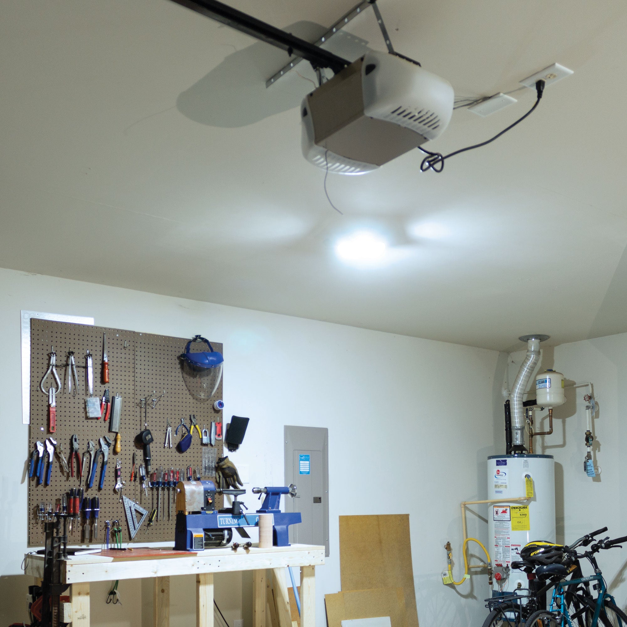 LED Garage Light 82-Watt 8000 Lumen, Adjustable 5-Panel Bulb, 450-Watt Equivalent, 6500K CCT, E26
