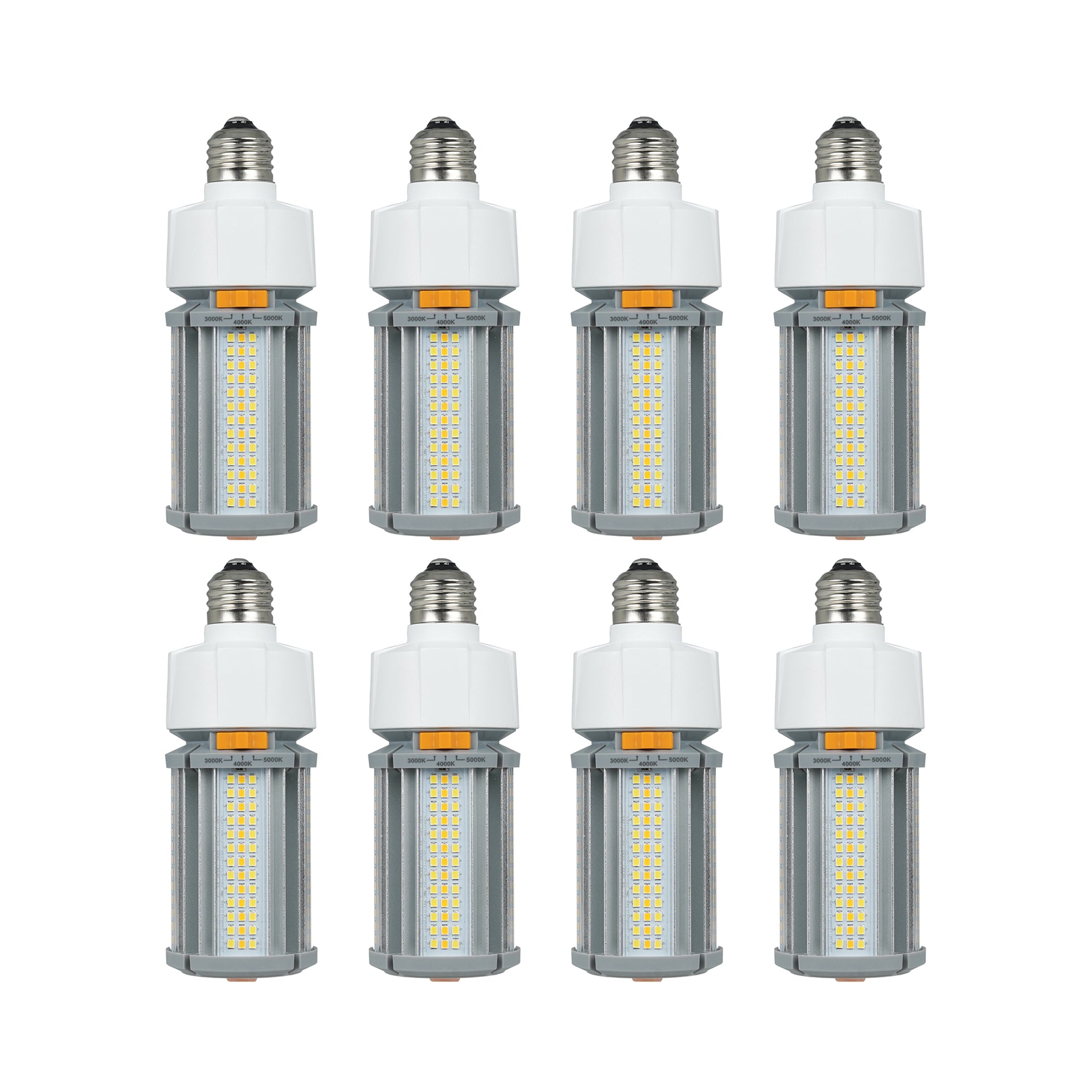 3 Wattage, 3 Colors, Selectable Output LED Corn Cob Bulb, Outdoor & Indoor Damp Rated, 2600 Lumen, 150-Watt Equivalent, E26