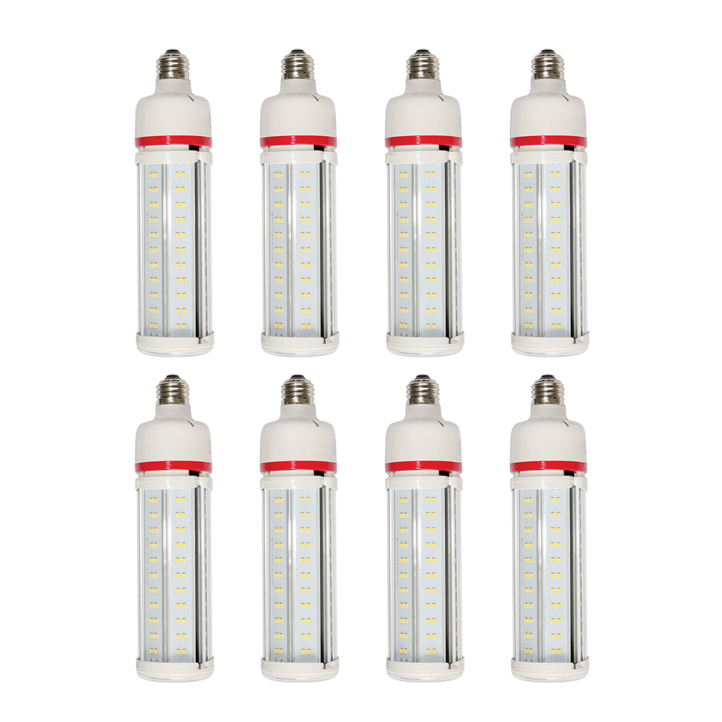 6975 Lumen, Damp Rated LED Corn Cob Bulb, 45-Watt, 350-Watt Equivalent, 5000K Daylight, E26