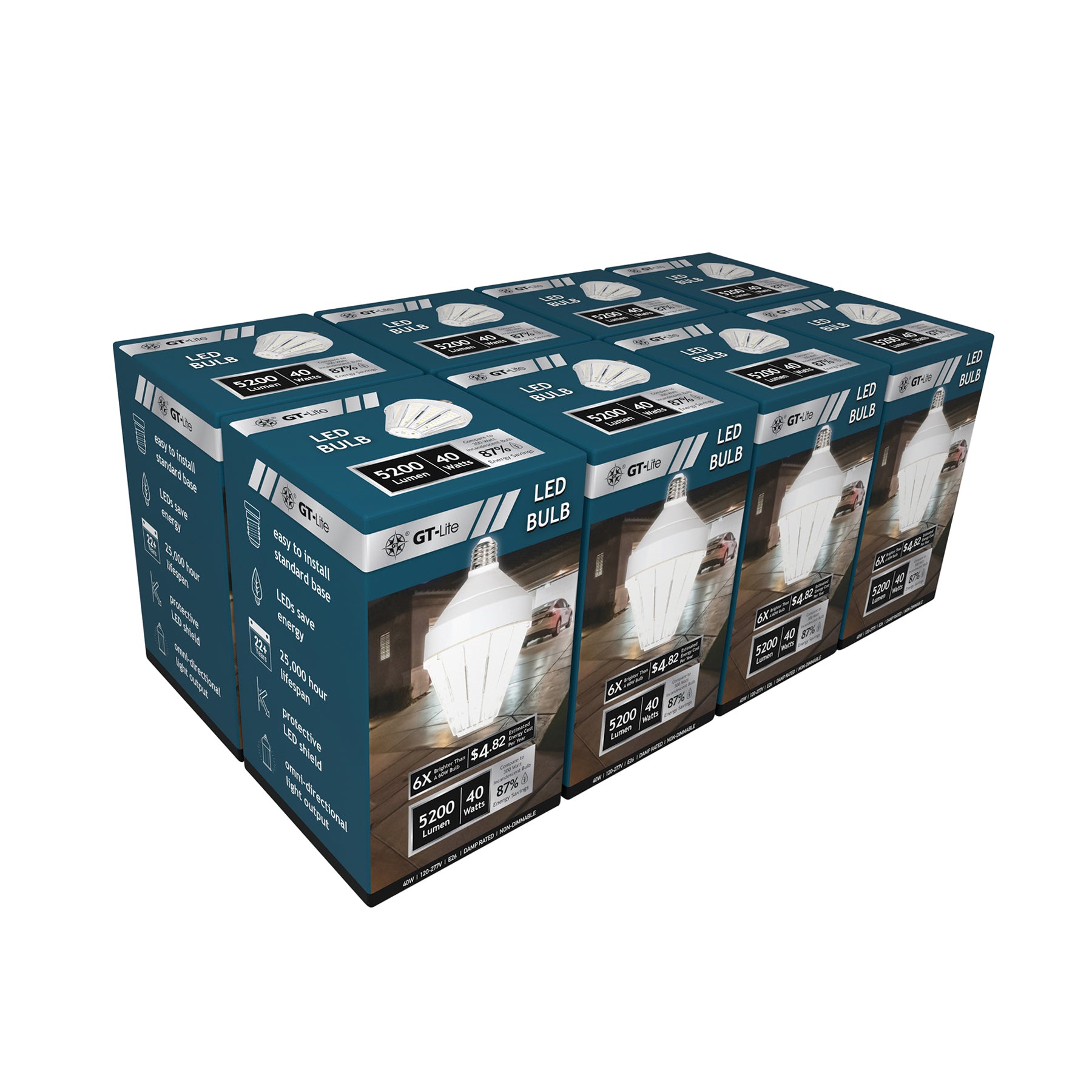 LED Cob Light Bulb_8 pack master case