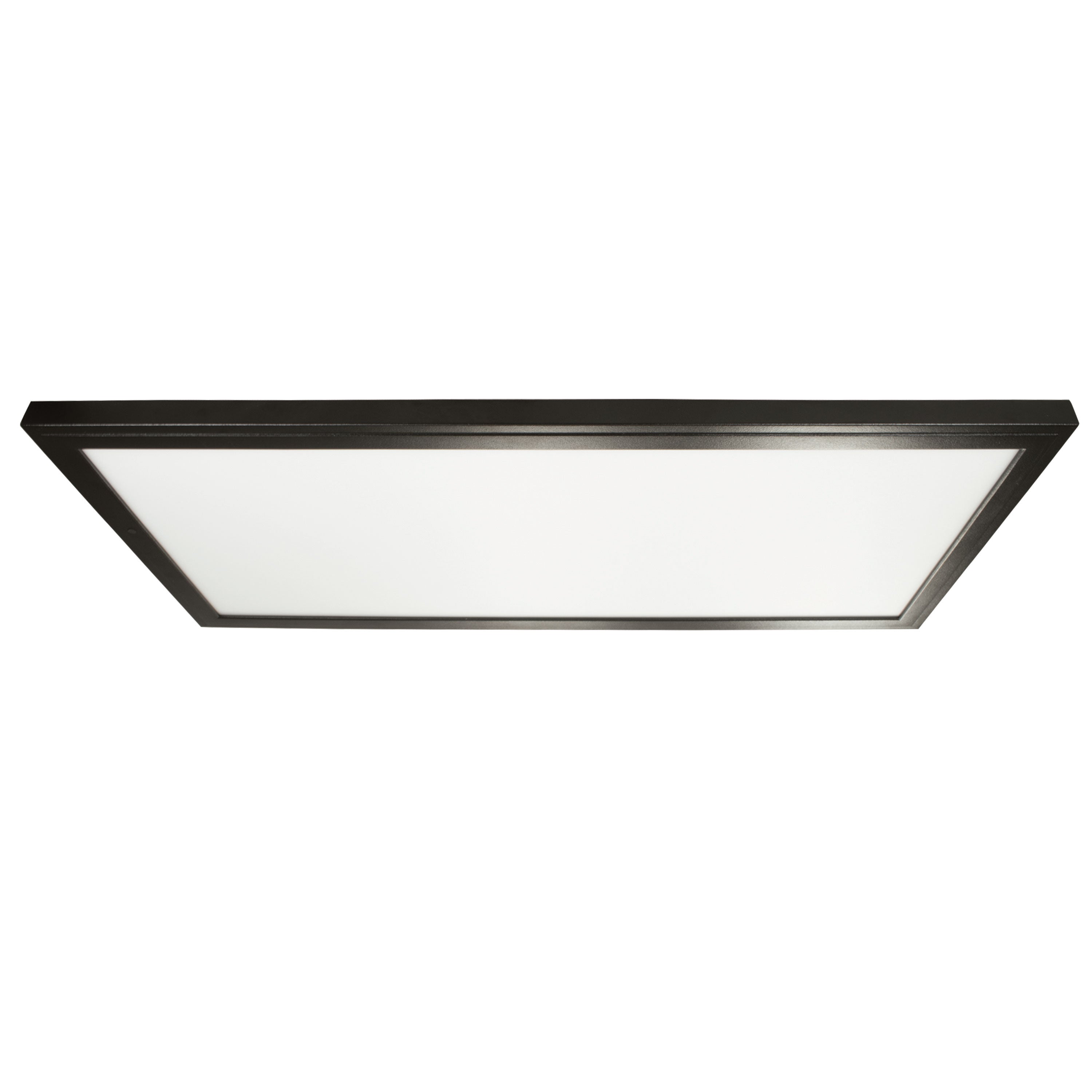 1 ft. x 2 ft. 2550 Lumen LED Flat Panel Light, Bronze/Black/White, 2-Pack