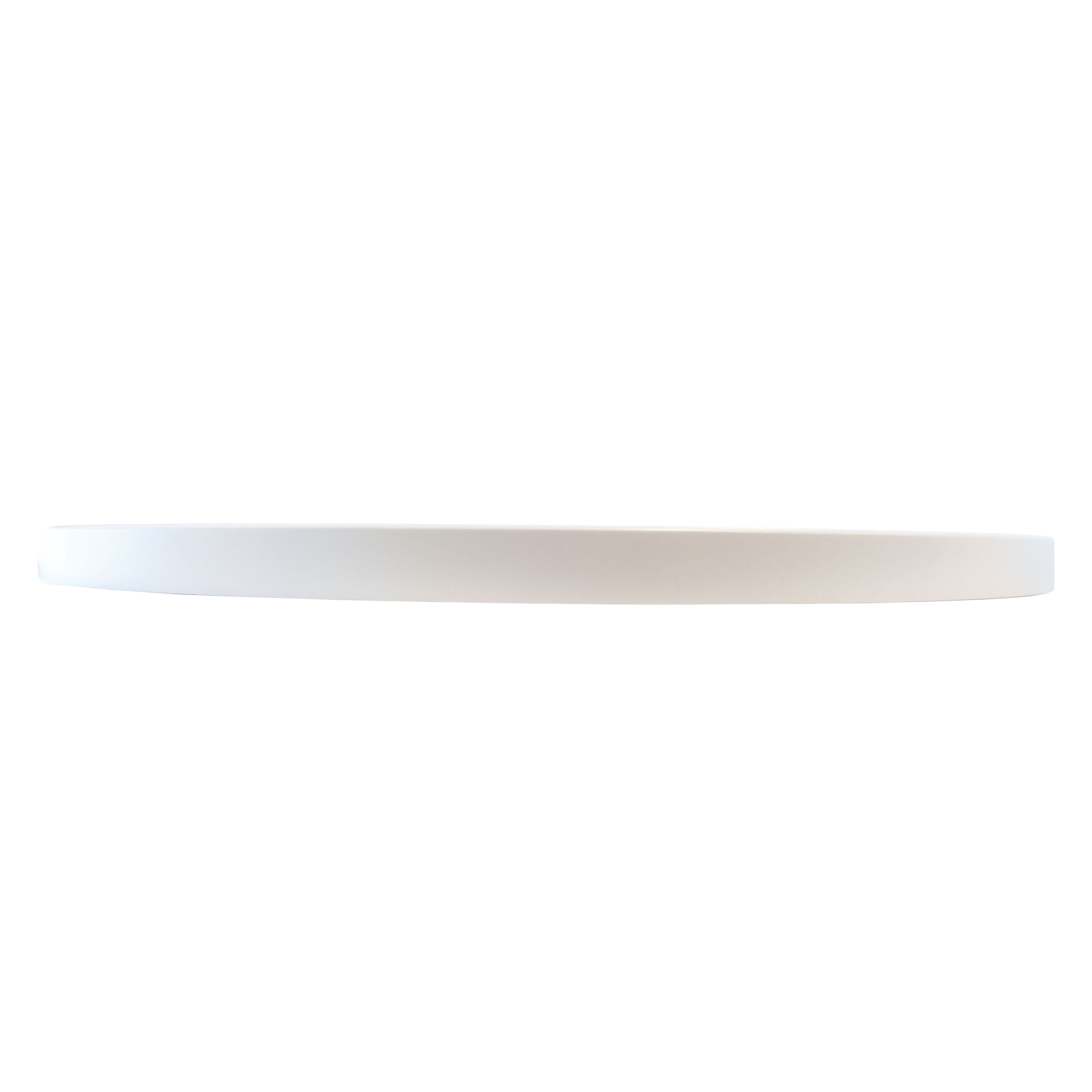 15-inch Round Flat Panel 2200 Lumen LED Light 5CCT White/Black/Nickel, 6-Pack