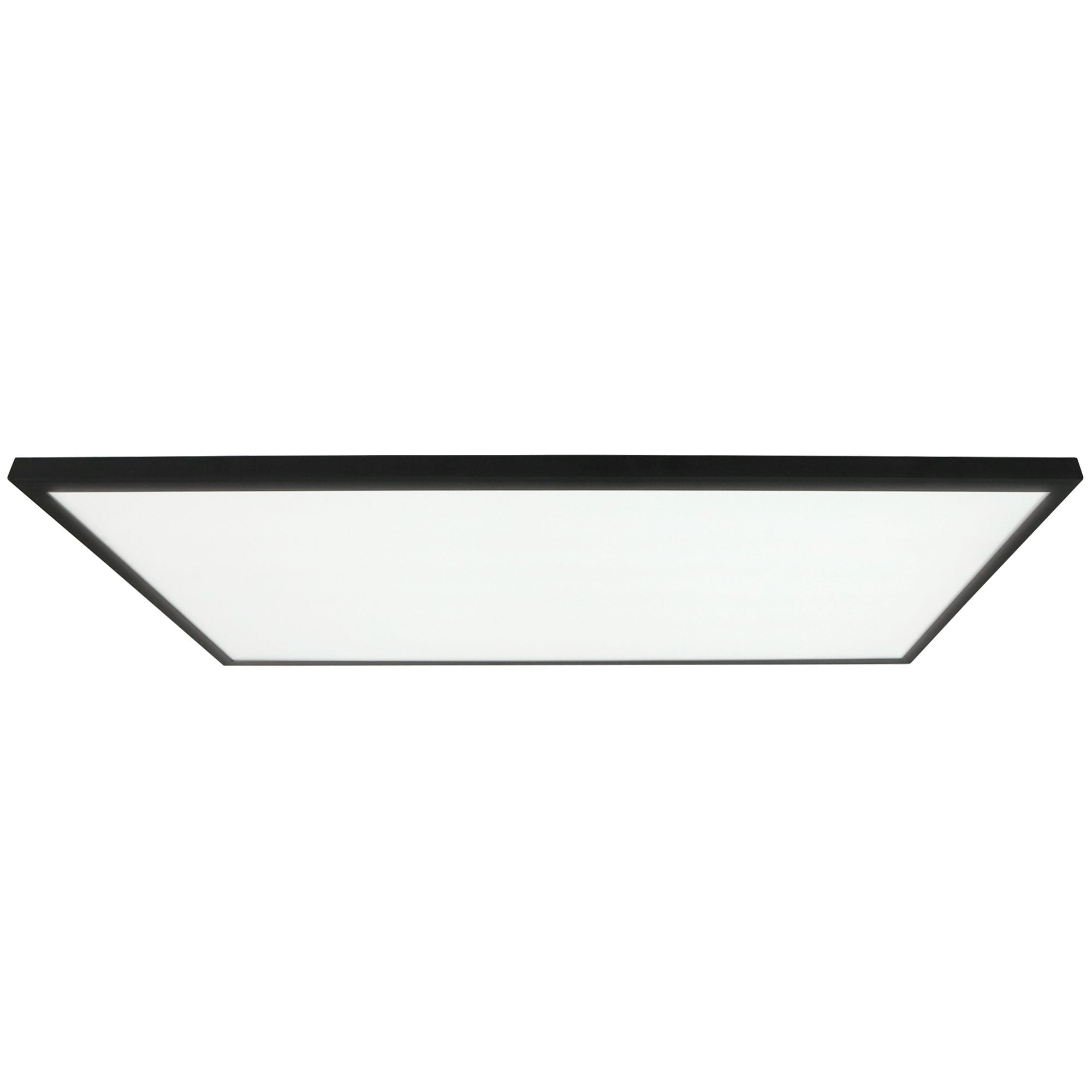 2 ft. x 4 ft. Black 5500 Lumen 3 Power Level LED Flat Panel Light 5CCT, Black/White, 2-Pack