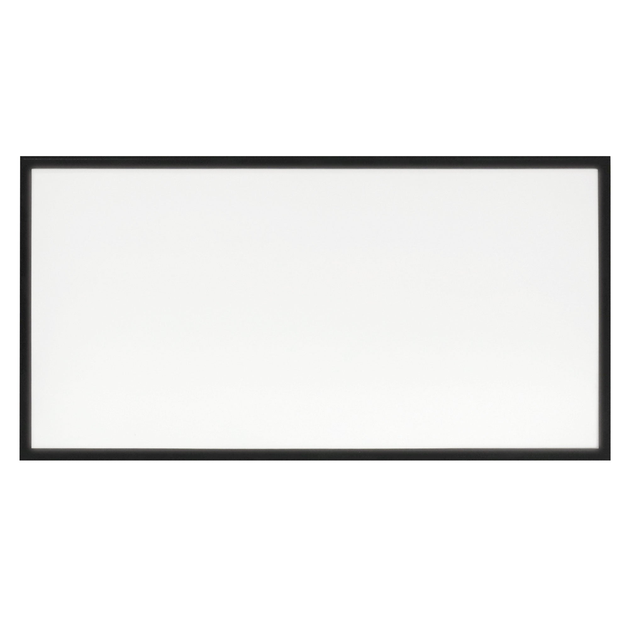 2 ft. x 4 ft. Black 5500 Lumen 3 Power Level LED Flat Panel Light 5CCT, Black/White, 2-Pack