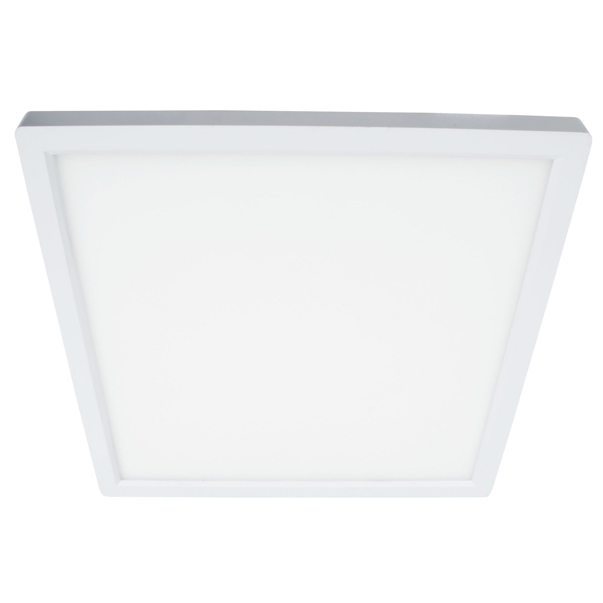 7.5" x 7.5" Square Flat Panel 1000 Lumen LED Light 5CCT White, Black and Nickel Trim Set, 6-Pack