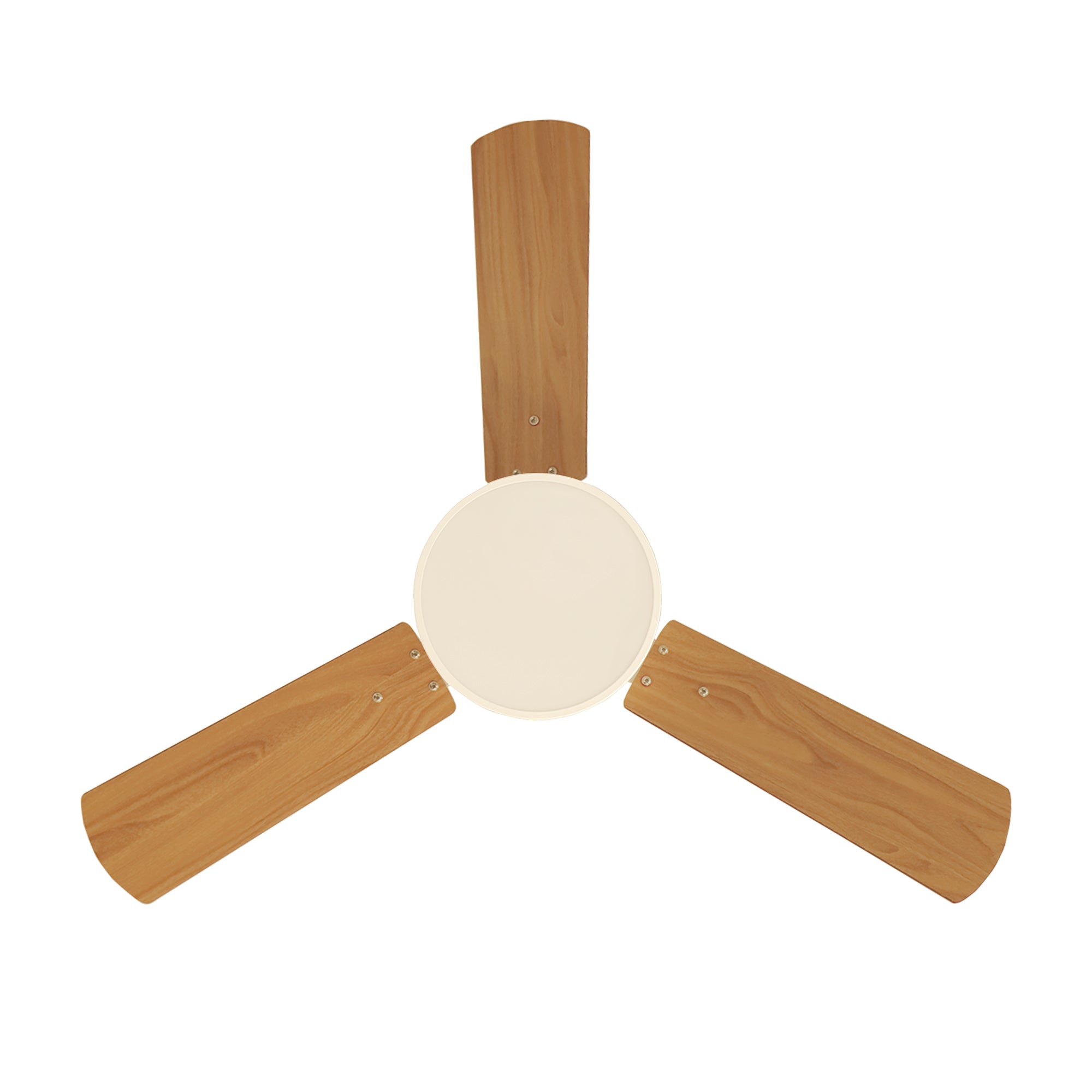 GT-Lite modern ceiling fan with light, 3-blade ceiling fan with lighted remote control, 6-speed, 3-color lighting, timer, reverse airflow