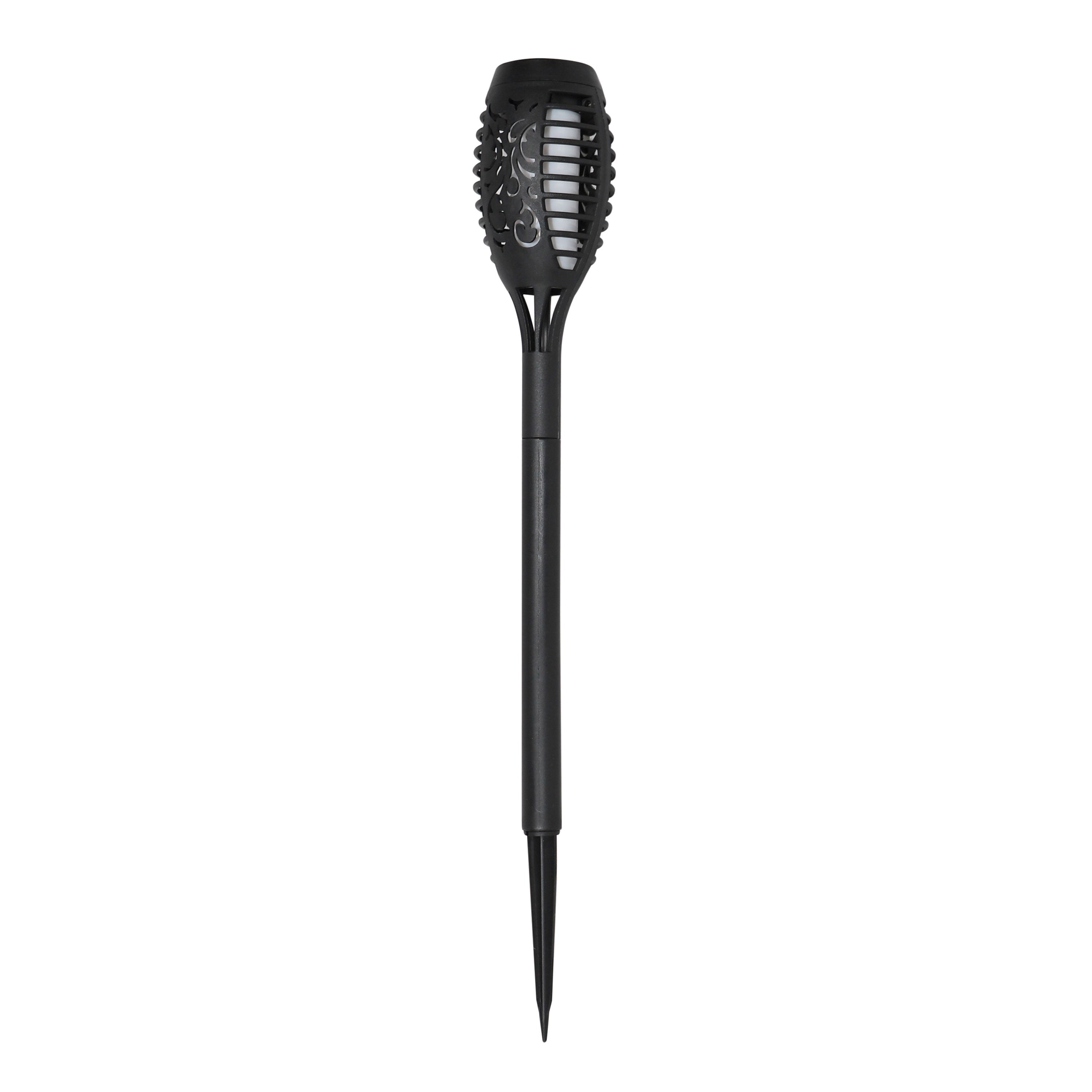 Solar LED Mini Torch Path Light, Garden Stake, 6-Pack