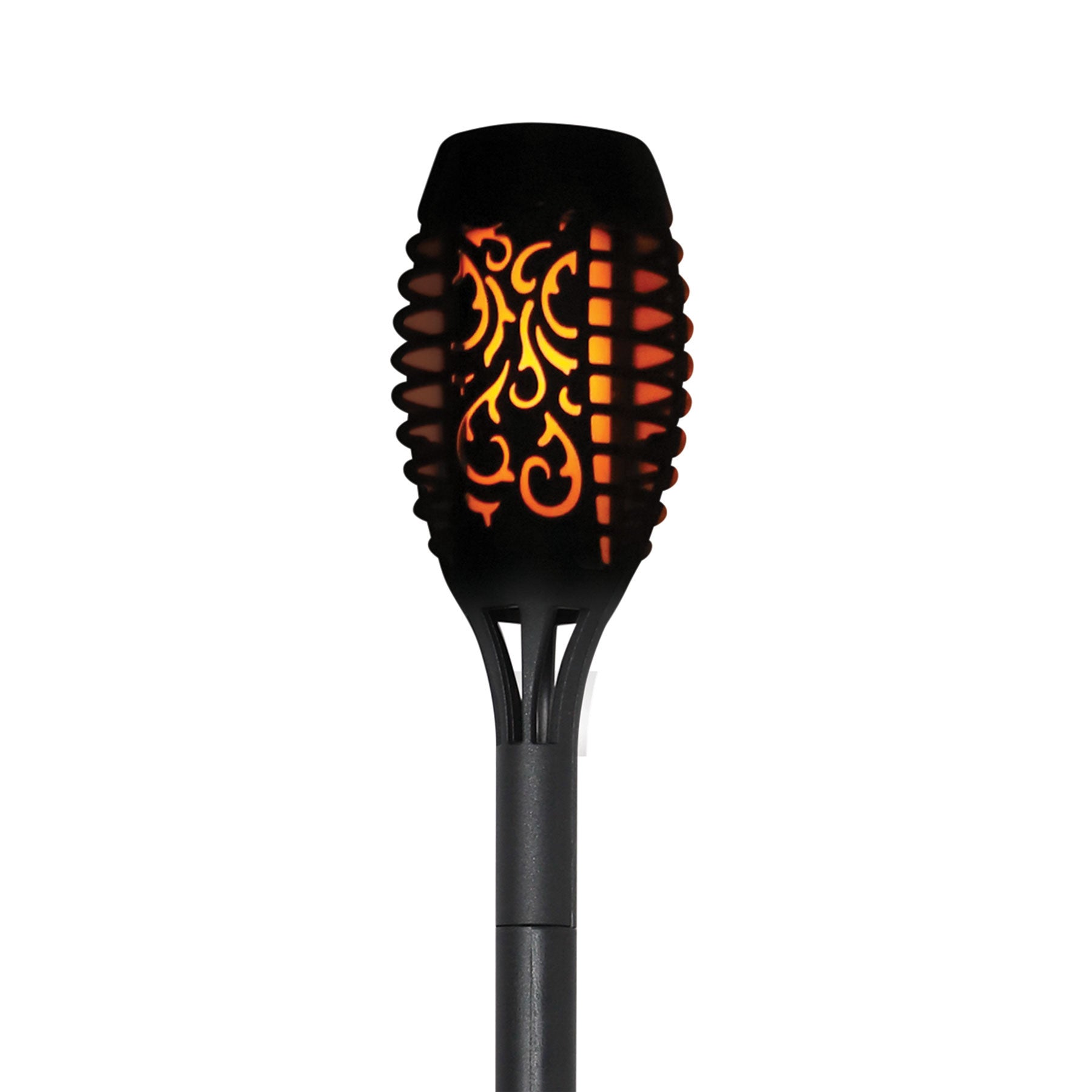 Solar LED Mini Torch Path Light, Garden Stake, 6-Pack