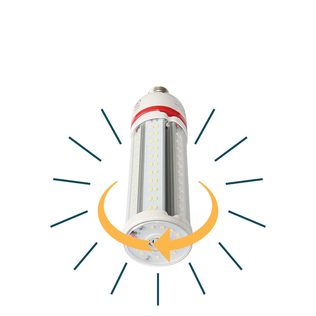 Omnidirectional light output