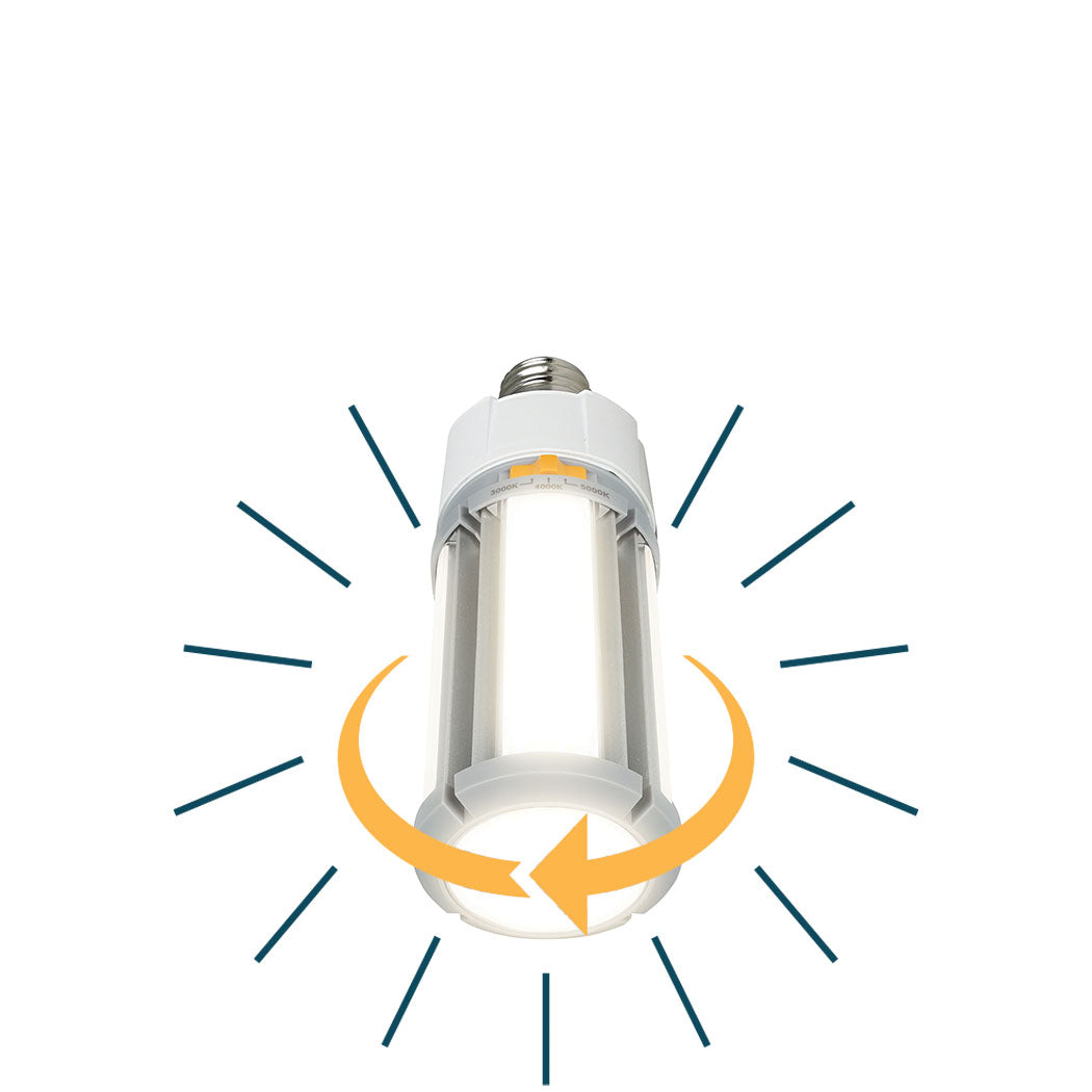 Omnidirectional light output