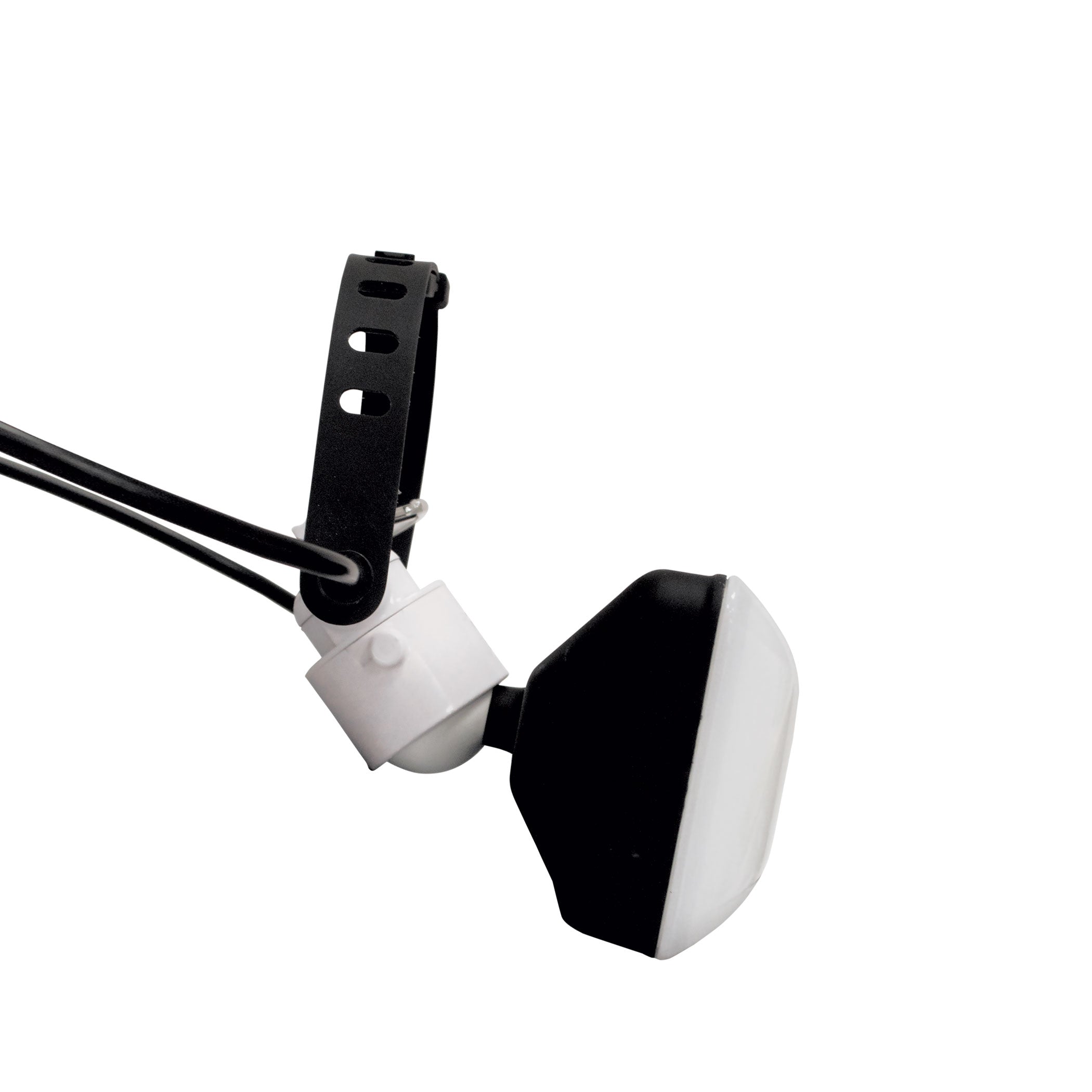 Adjustable head to aim light in any direction