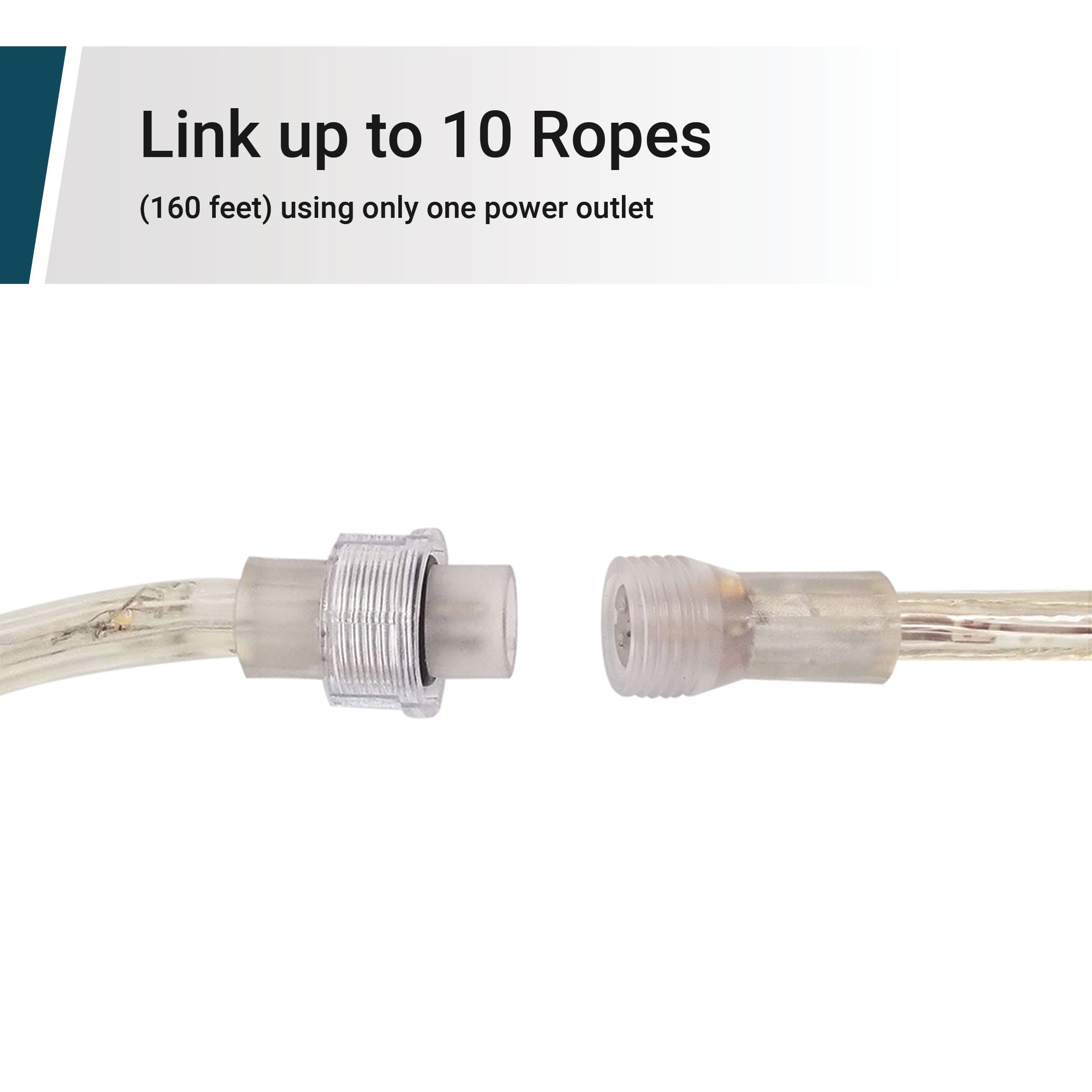 Linkable LED Rope Light