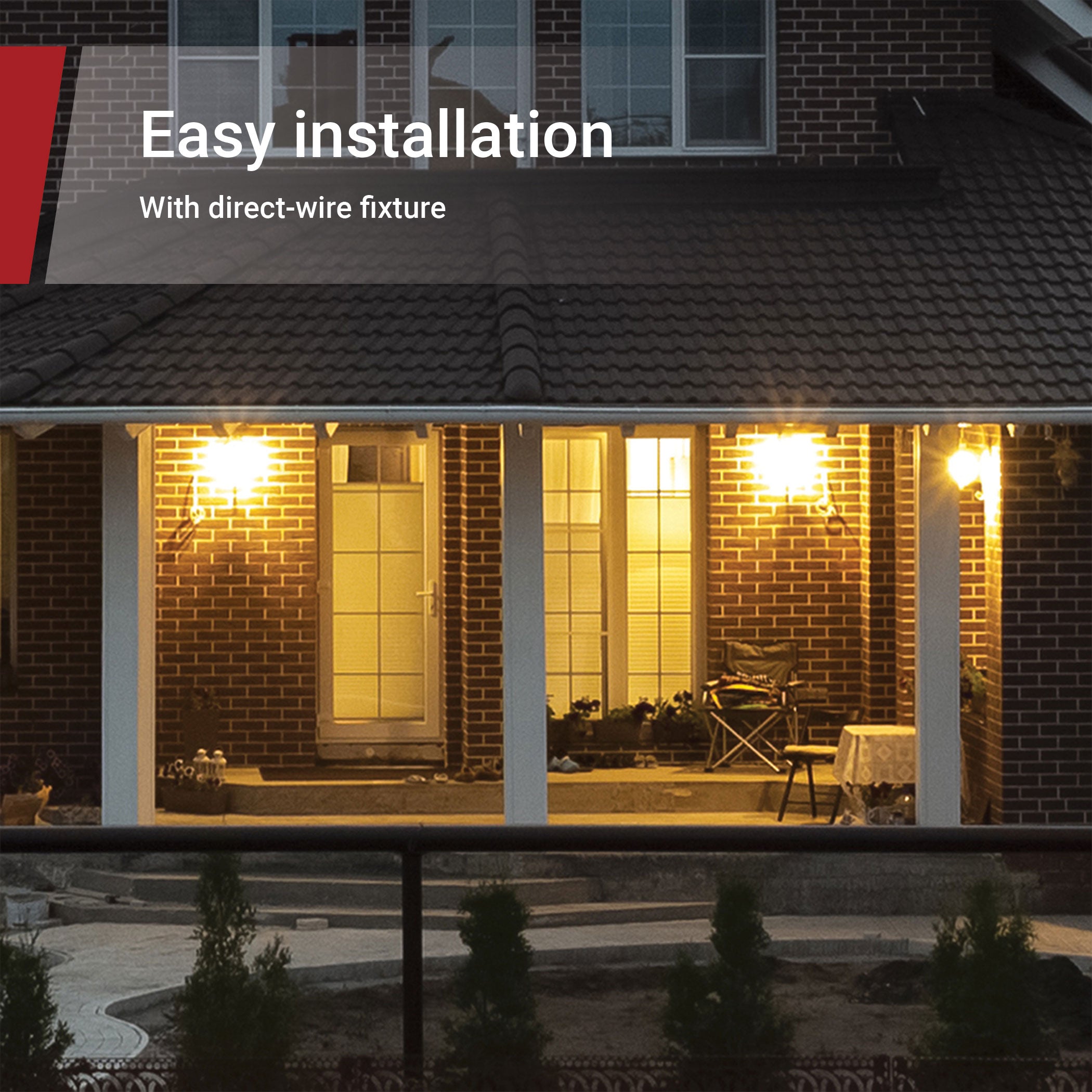 LED Motion Activated Security Light