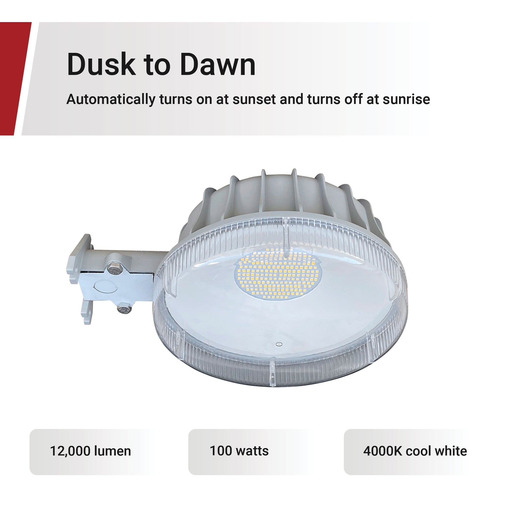LED Dusk to Dawn Barn Area Light