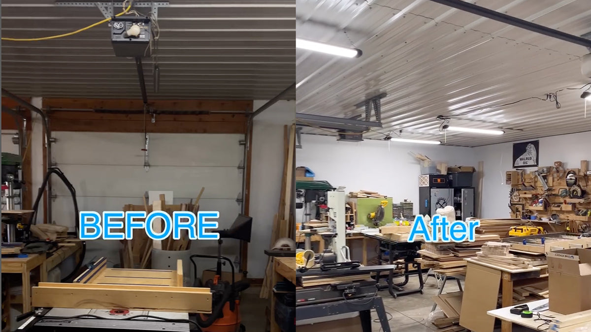 Brightening the Craft: A Woodworker's Workshop Transformation with GT-