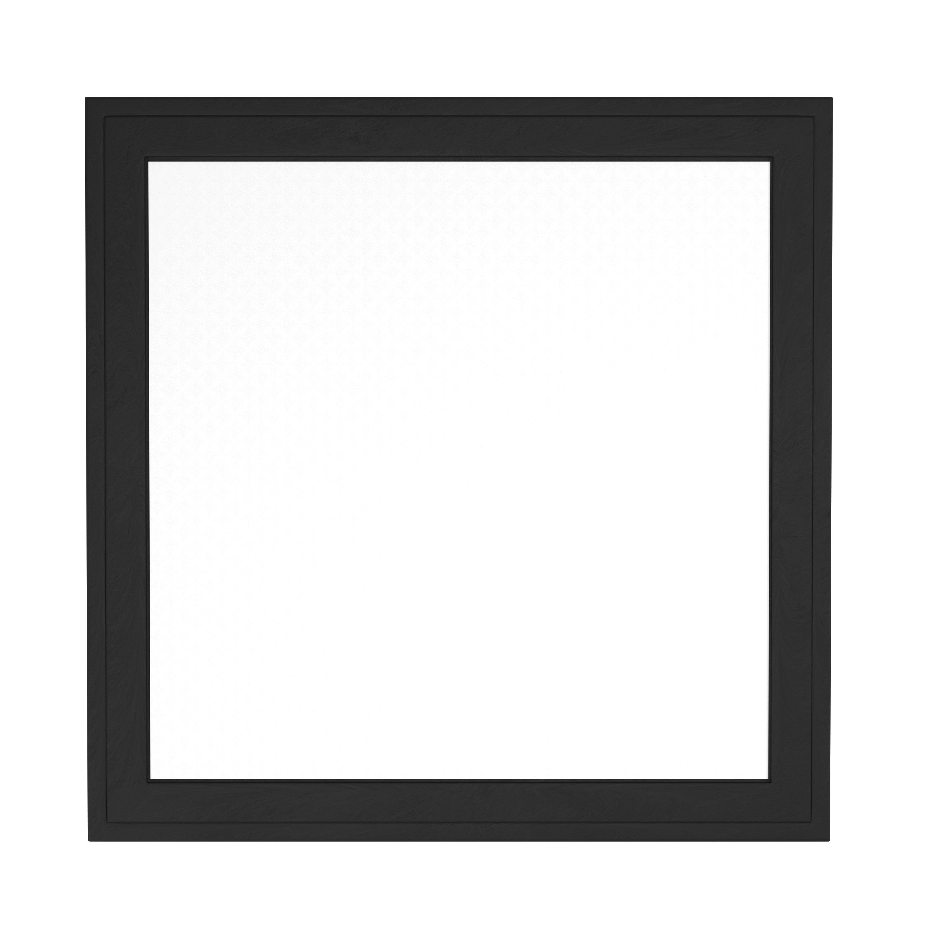 12-Inch 1300 Lumen Integrated LED Flat Panel Light, Black Trim, 4-Pack