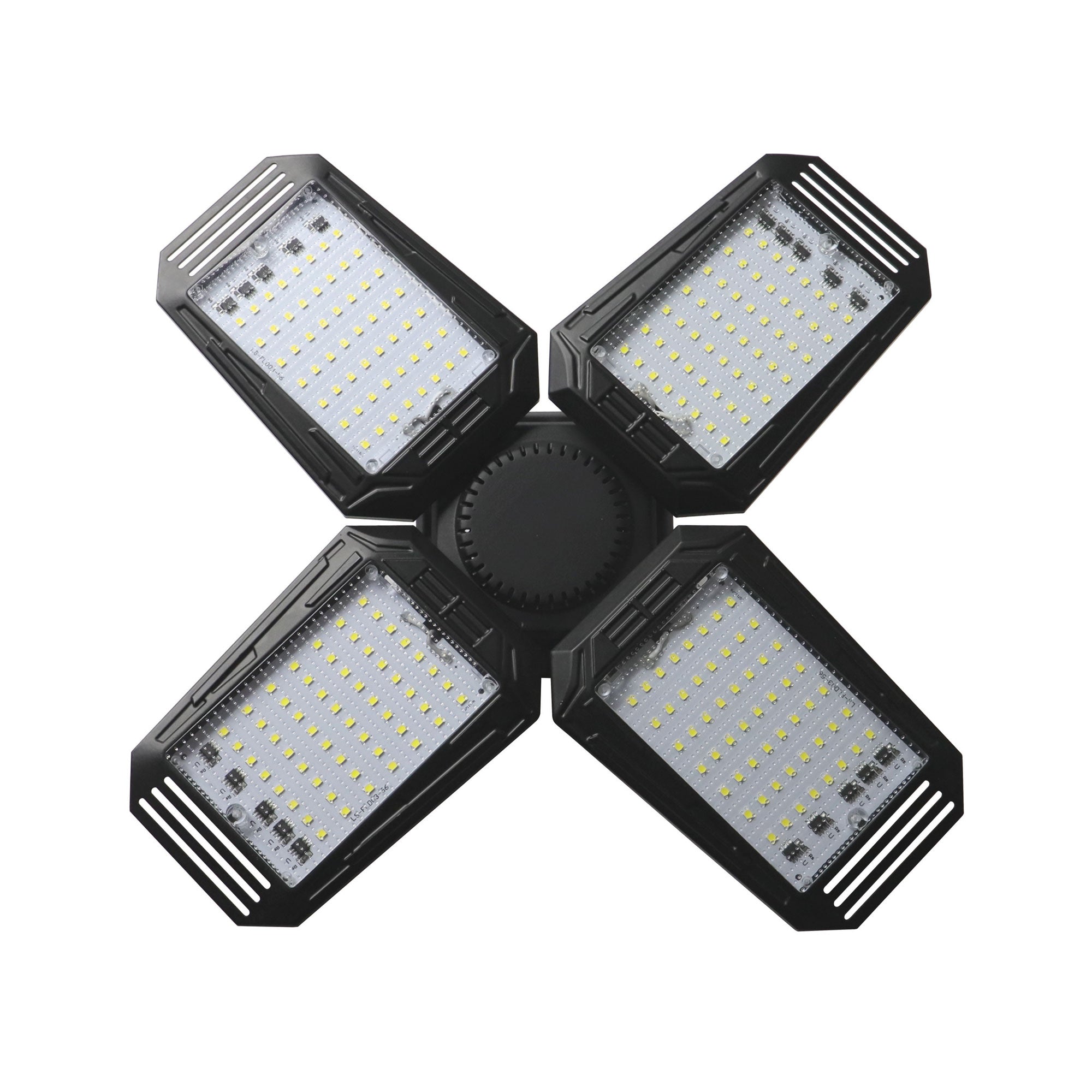 140-Watt 15,000 Lumen LED Garage Light, Adjustable 4-Panel LED Light, 750-Watt Equivalent, 5000K Daylight, E26