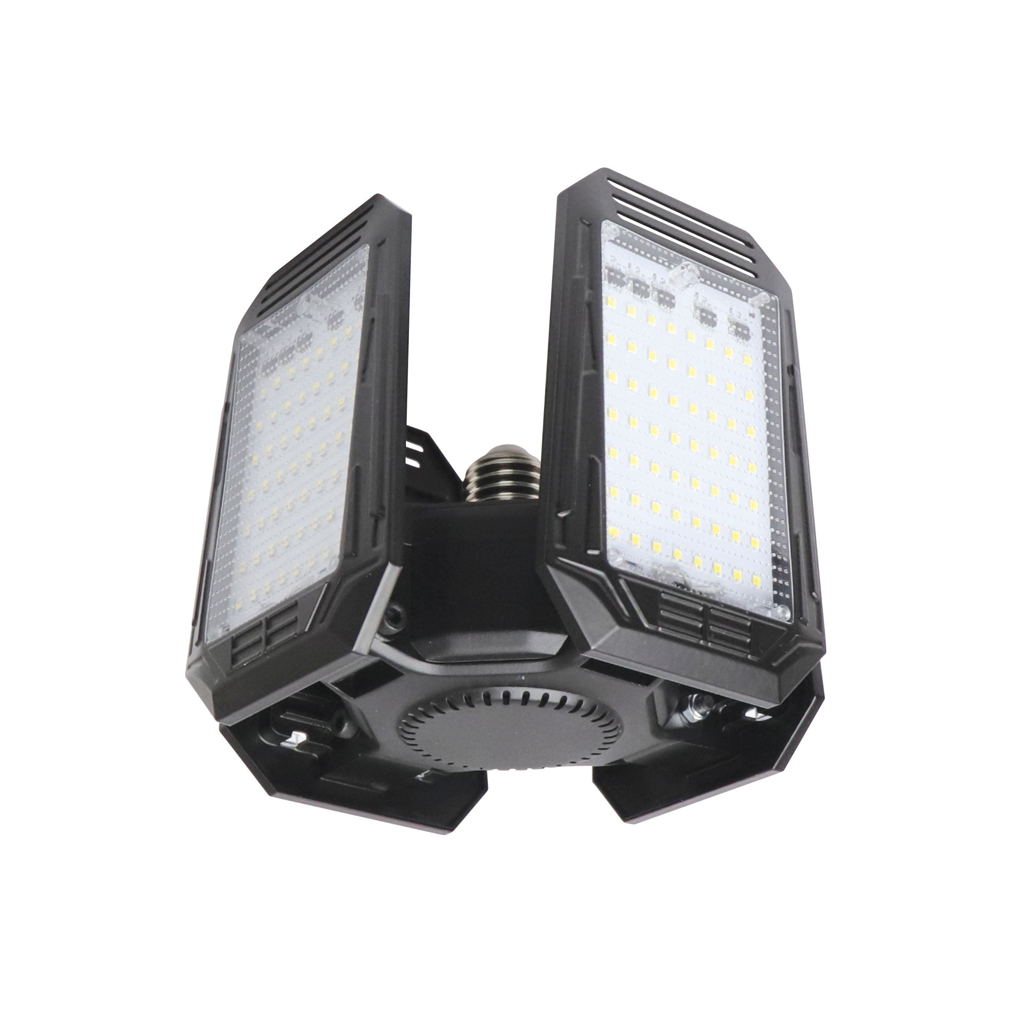 140-Watt 15,000 Lumen LED Garage Light, Adjustable 4-Panel LED Light, 750-Watt Equivalent, 5000K Daylight, E26