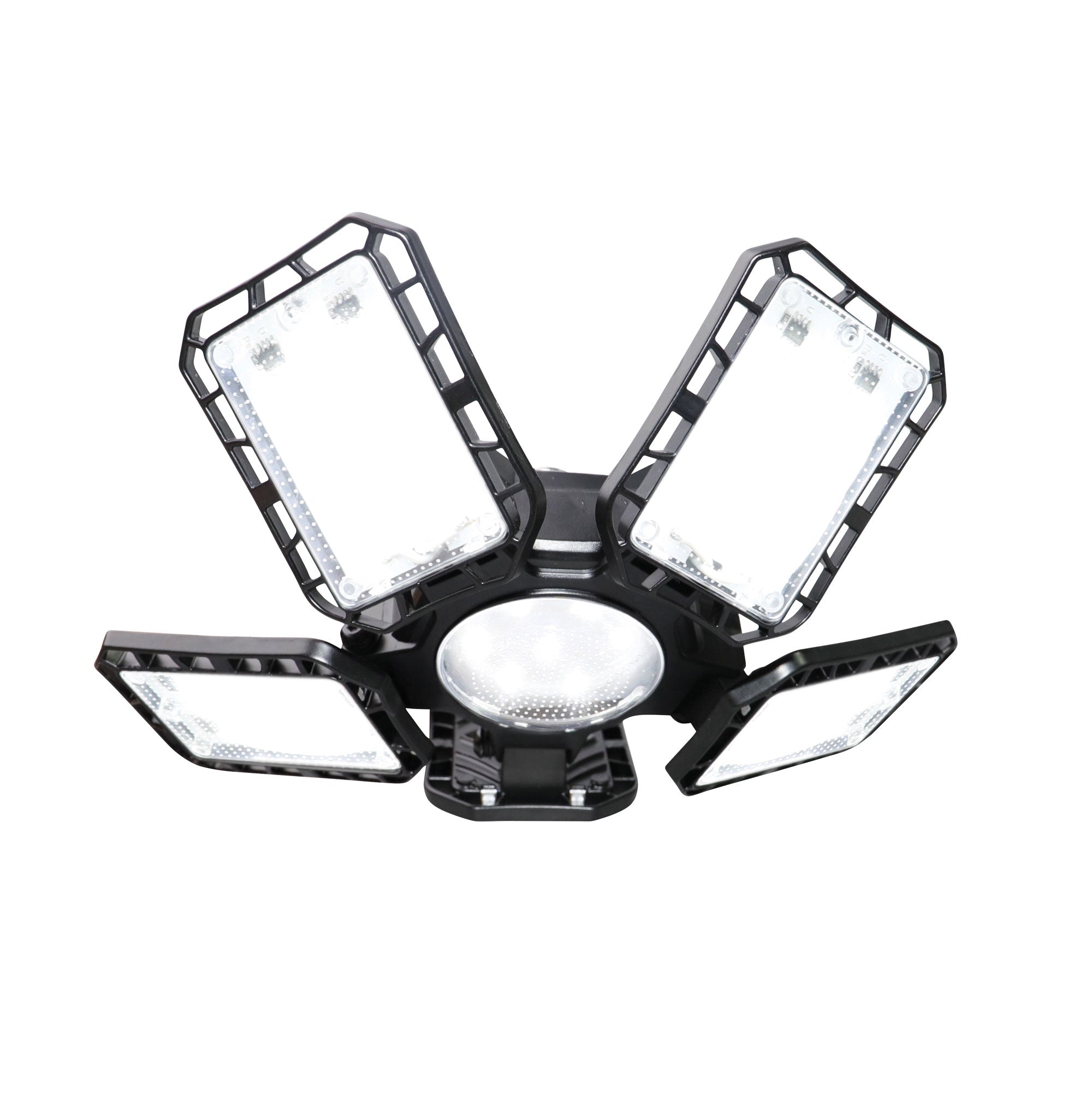 LED Garage Light 82-Watt 8000 Lumen, Adjustable 5-Panel Bulb, 450-Watt Equivalent, 6500K CCT, E26