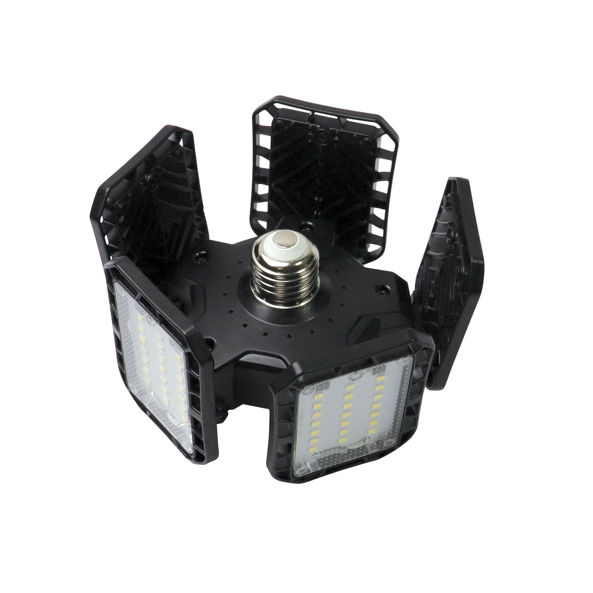 LED Garage Light 82-Watt 8000 Lumen, Adjustable 5-Panel Bulb, 450-Watt Equivalent, 6500K CCT, E26