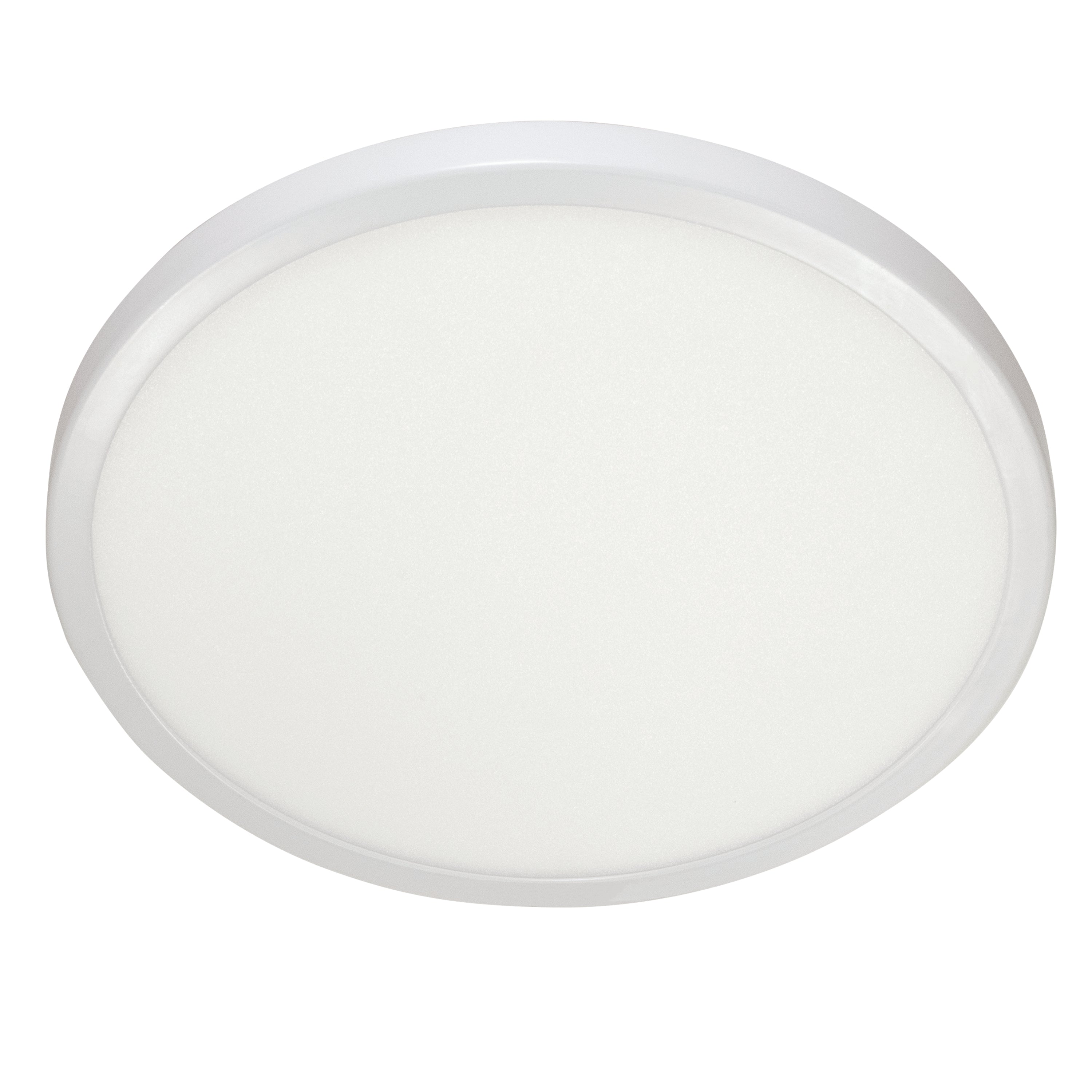 11-inch Round Flat Panel 1700 Lumen LED Light 5CCT White/Black/Nickel, 6-Pack