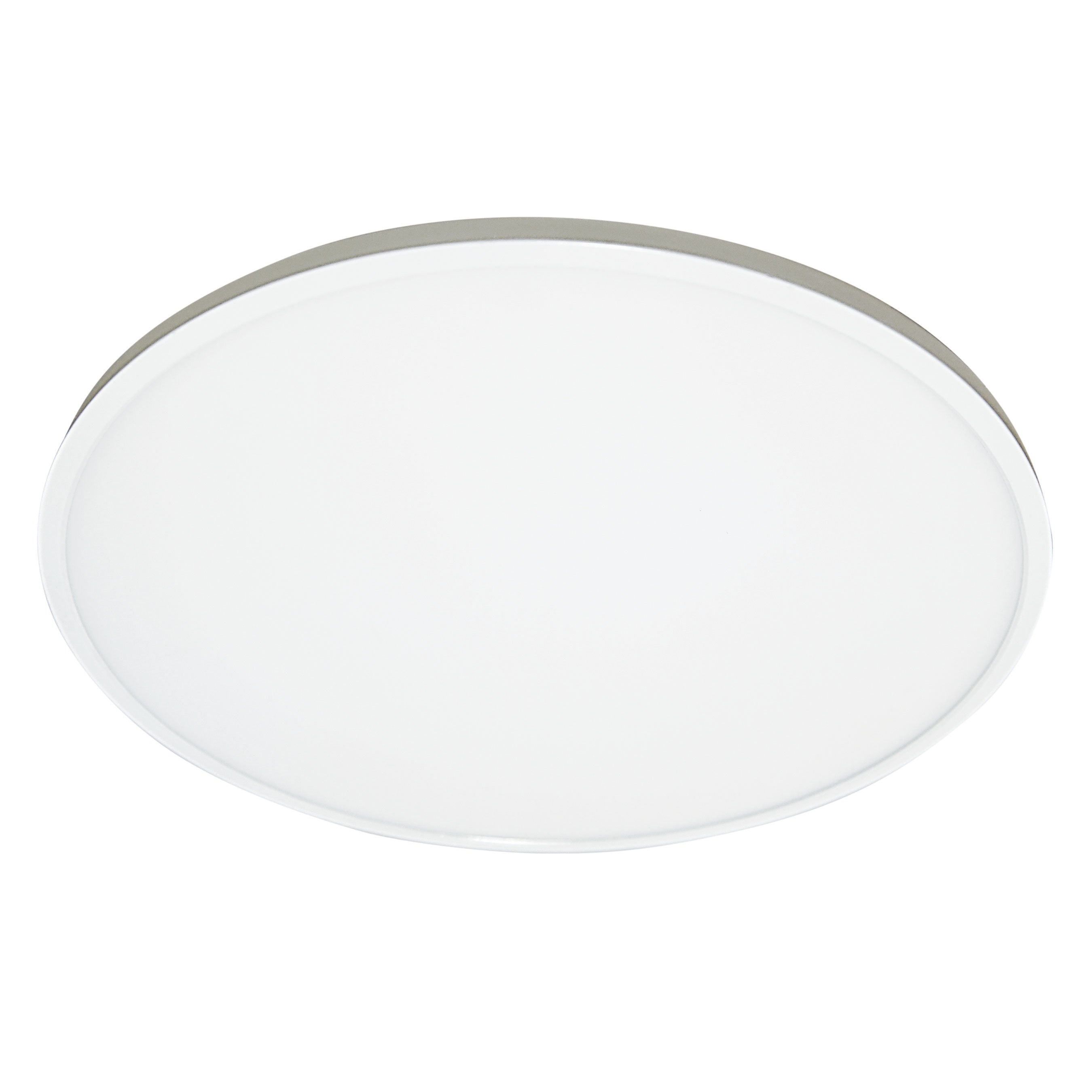 15-inch Round Flat Panel 2200 Lumen LED Light 5CCT White/Black/Nickel, 6-Pack