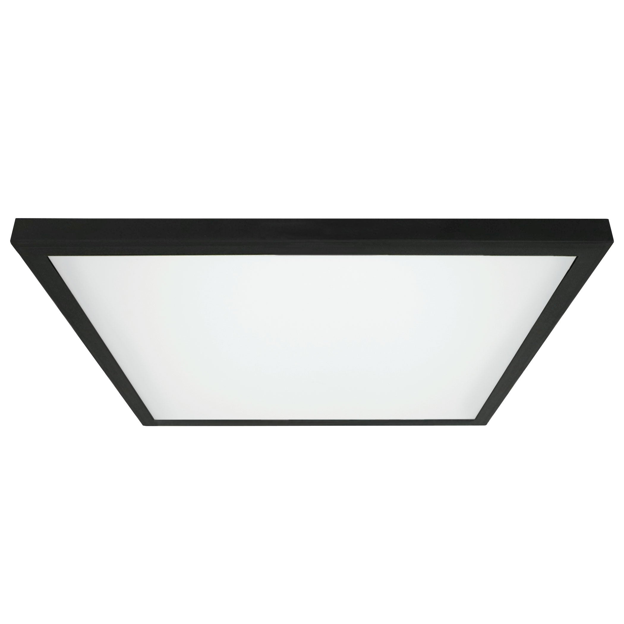 2 ft. x 2 ft. LED 4200 Lumen Smart Flat Panel Light, Black Trim, 2-Pack