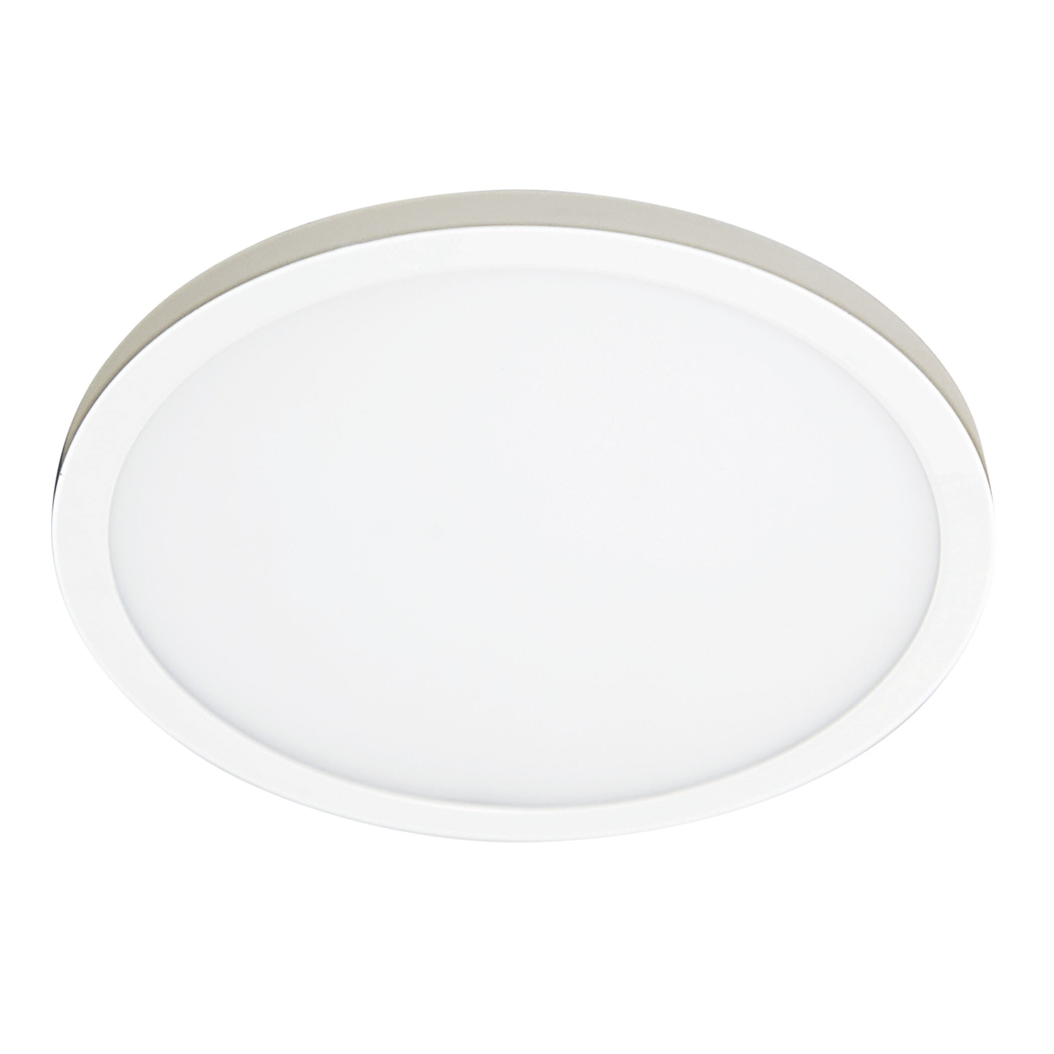 7.5-inch Round Flat Panel 1000 Lumen LED Light 5CCT White/Black/Nickel, 6-Pack