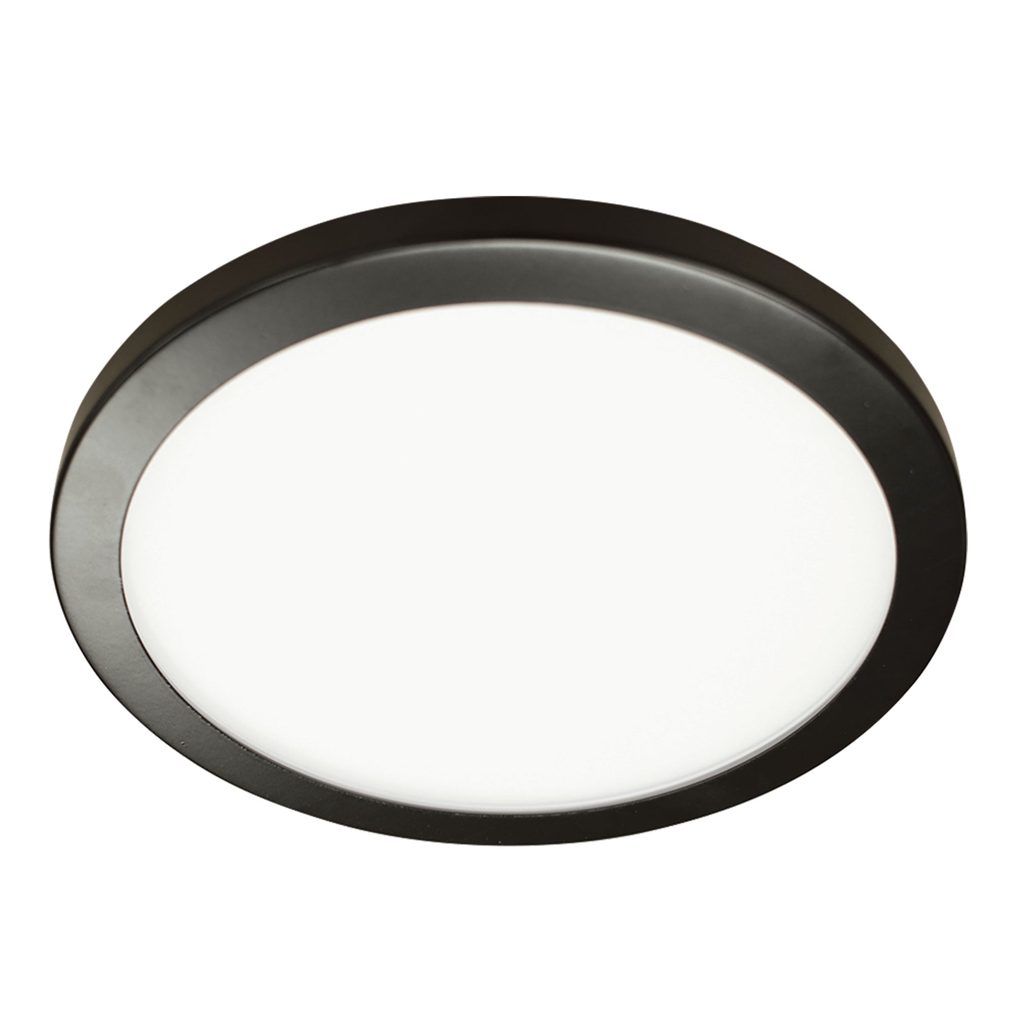 7.5-inch Round Flat Panel 1000 Lumen LED Light 5CCT White/Black/Nickel, 6-Pack