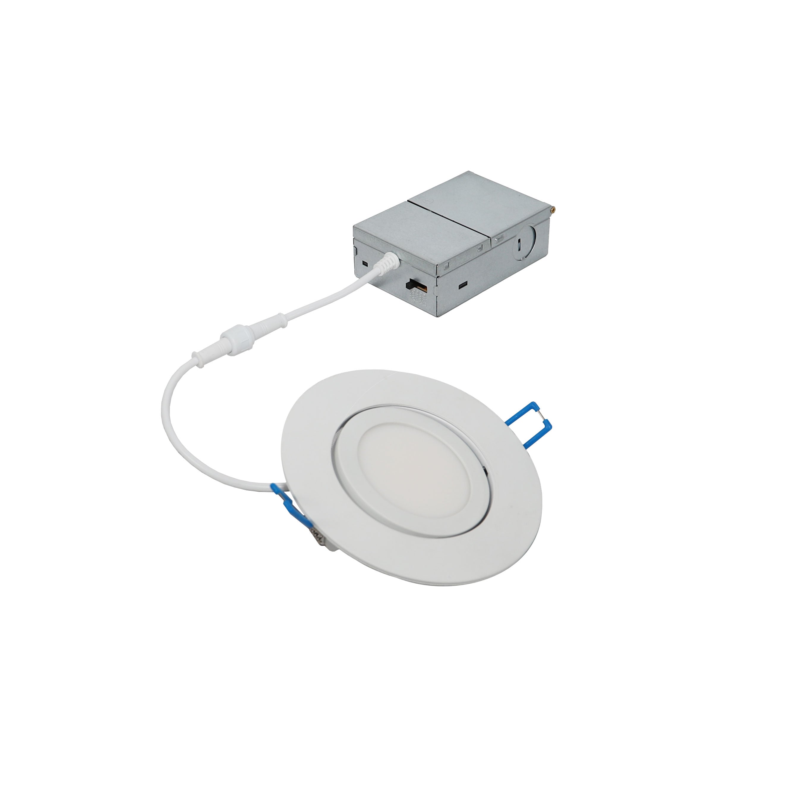 5-in Adjustable 5CCT 800 Lumen Canless Recessed LED Light