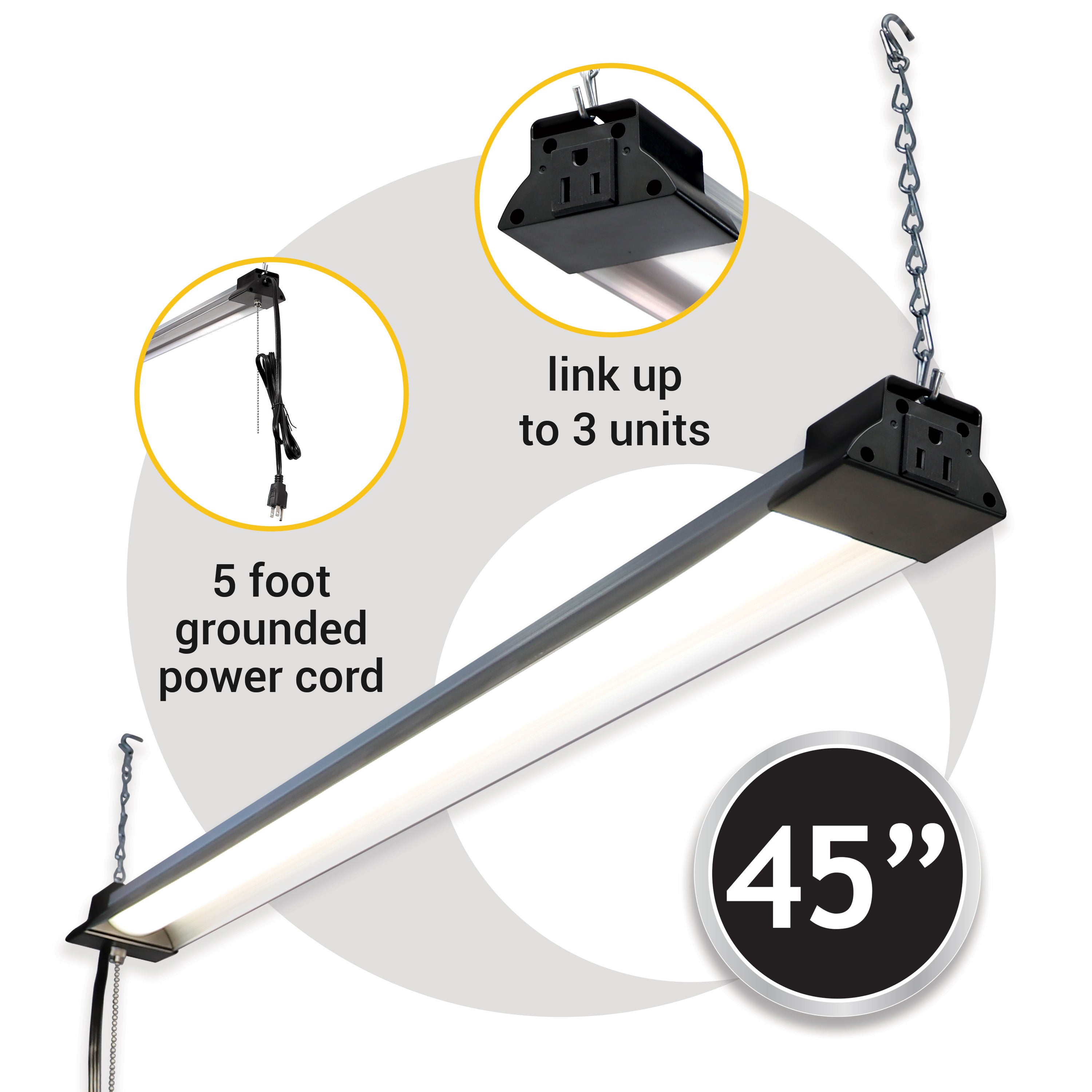 45-inch LED Shop Light 7000 Lumen, Linkable