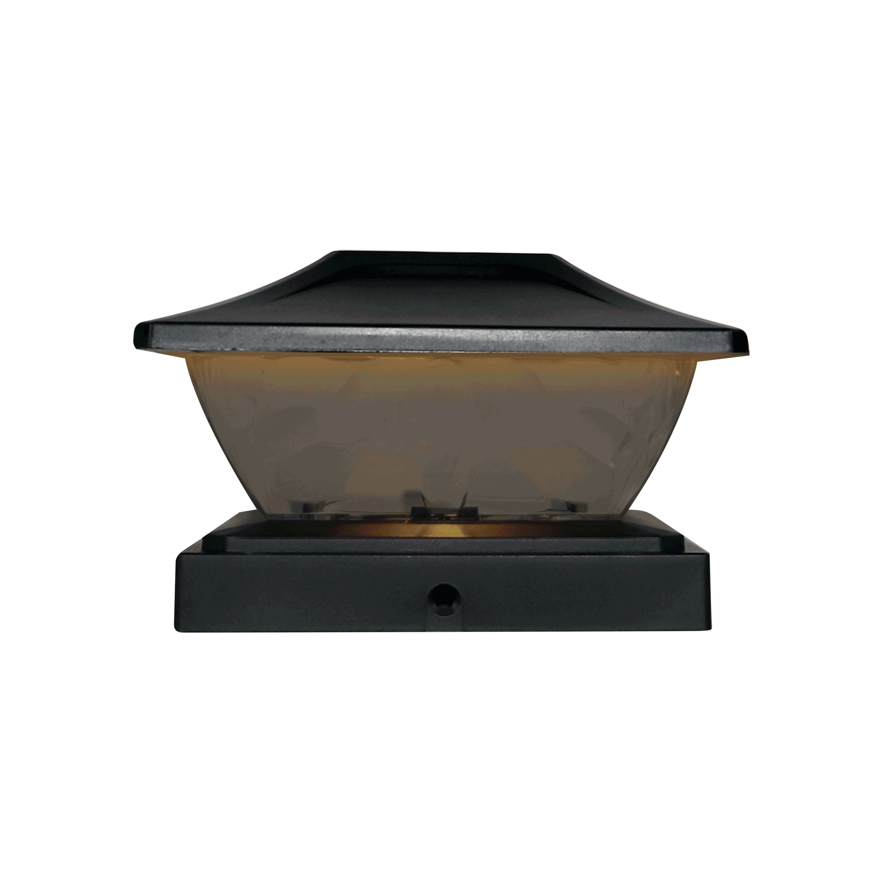 Solar-Powered LED Cap Light with Color Changing, 4-Pack