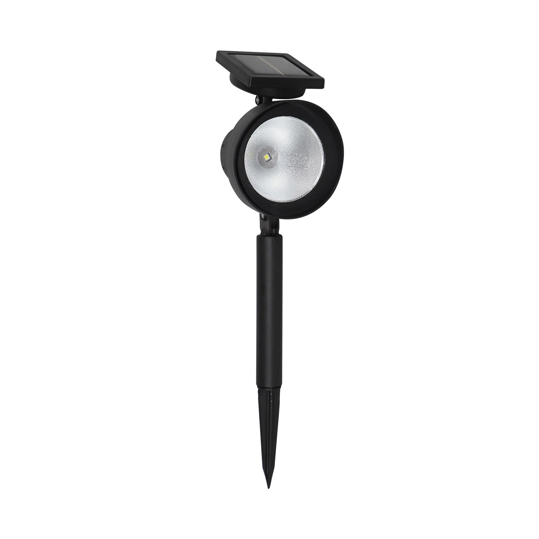 Solar-Powered 20 Lumen LED Spot Light, 2-Pack