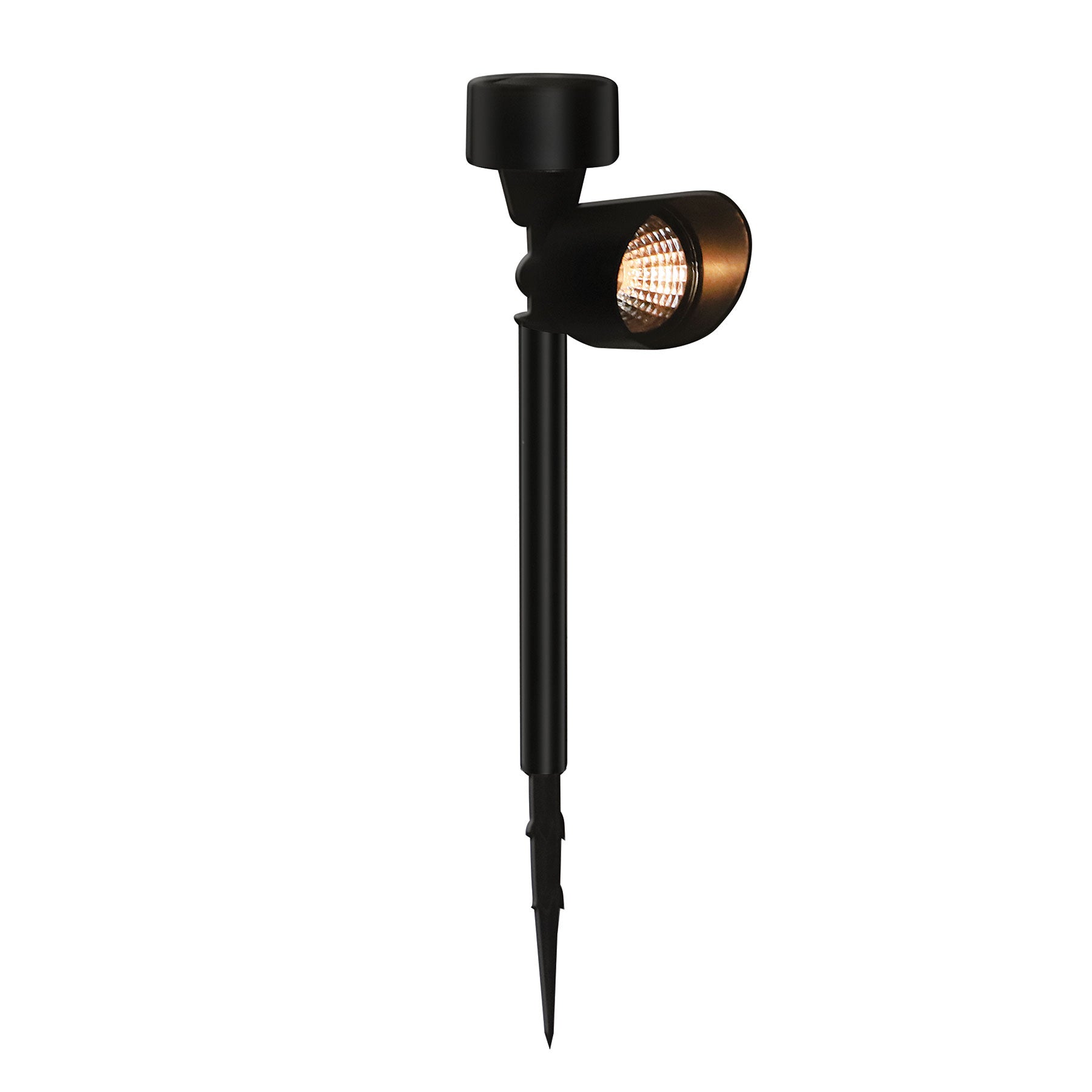 Solar-Powered Adjustable Angle LED Spot Light, 4-Pack