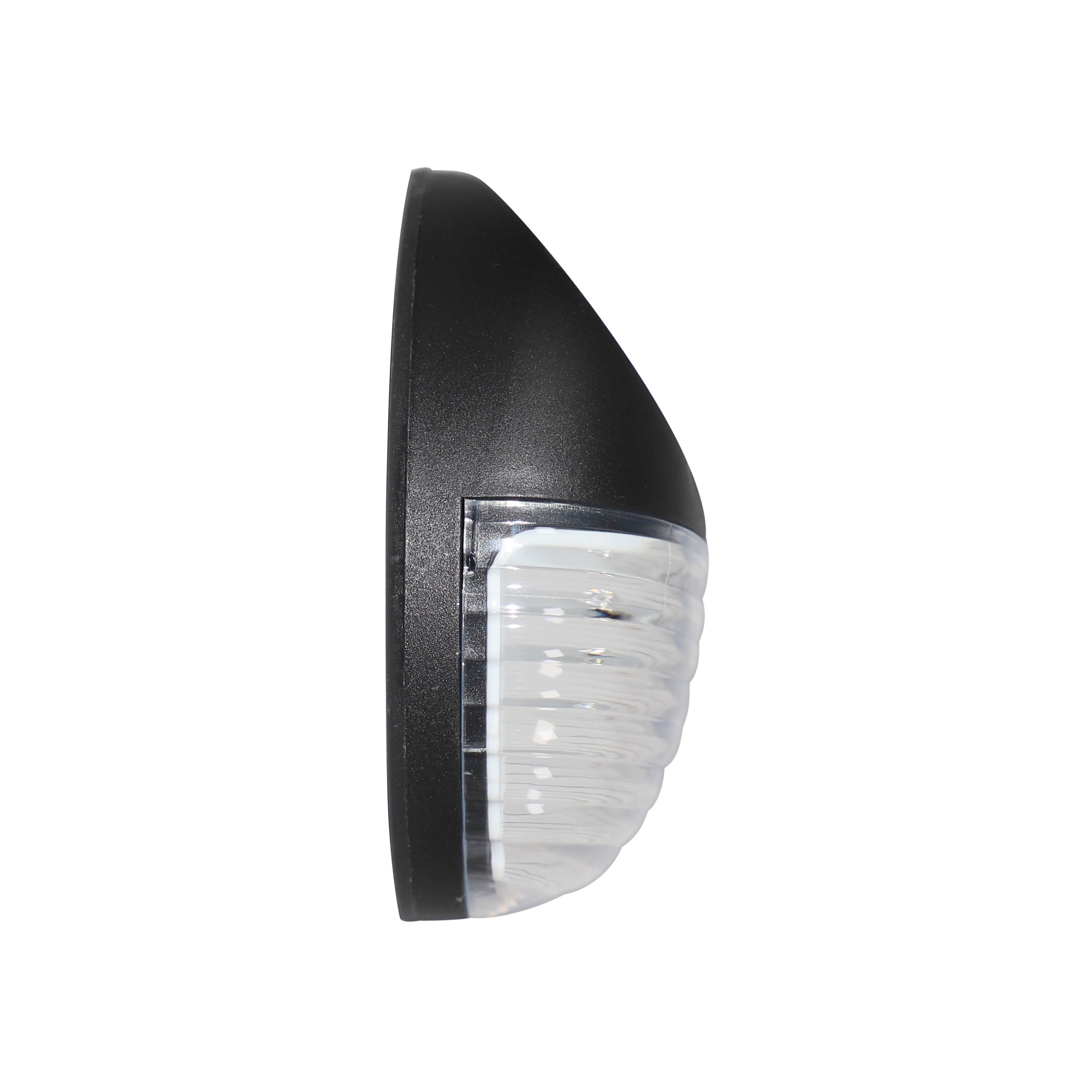 Solar-Powered LED Round Wedge Light, 4-Pack