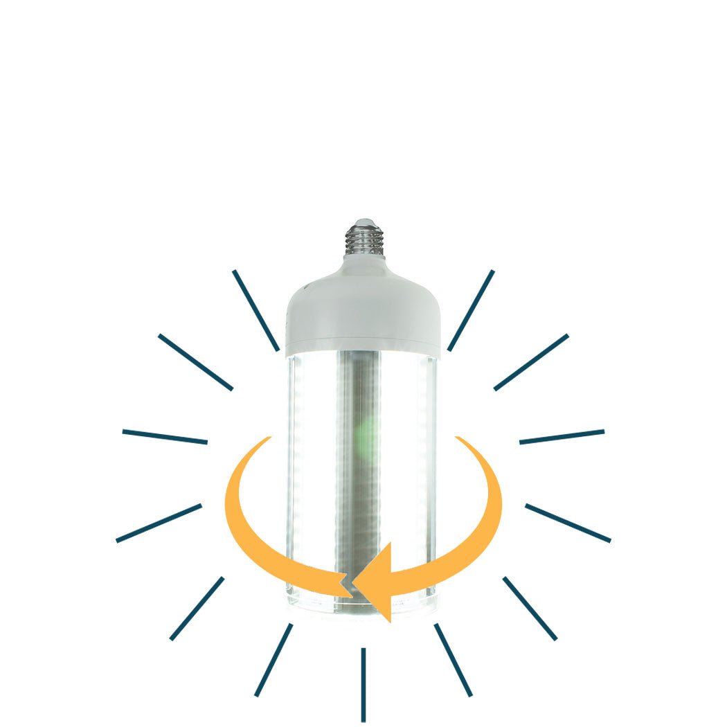 Omnidirectional light output