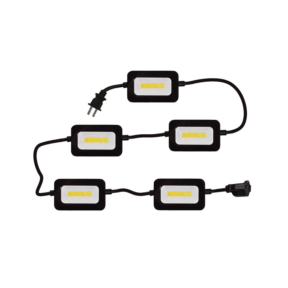 Led String Work Lighting Linkable 50ft LED Construction String Light, String Work Light, 5000 ...