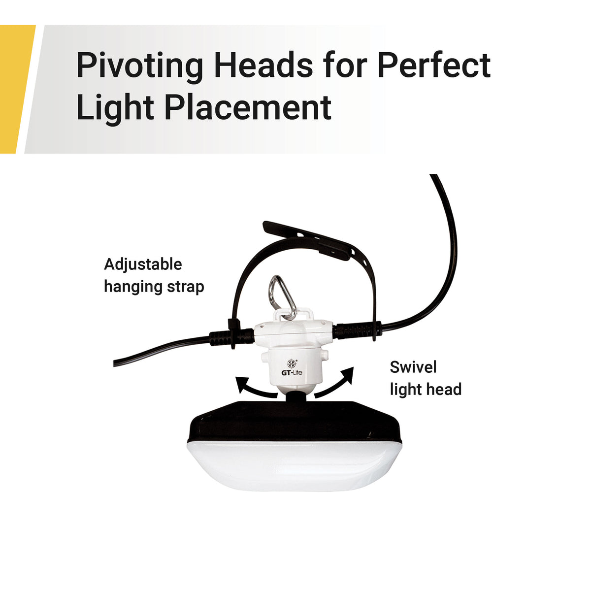 Linkable 50ft LED Construction String, String Work Light 7500 Lumen 5 ...
