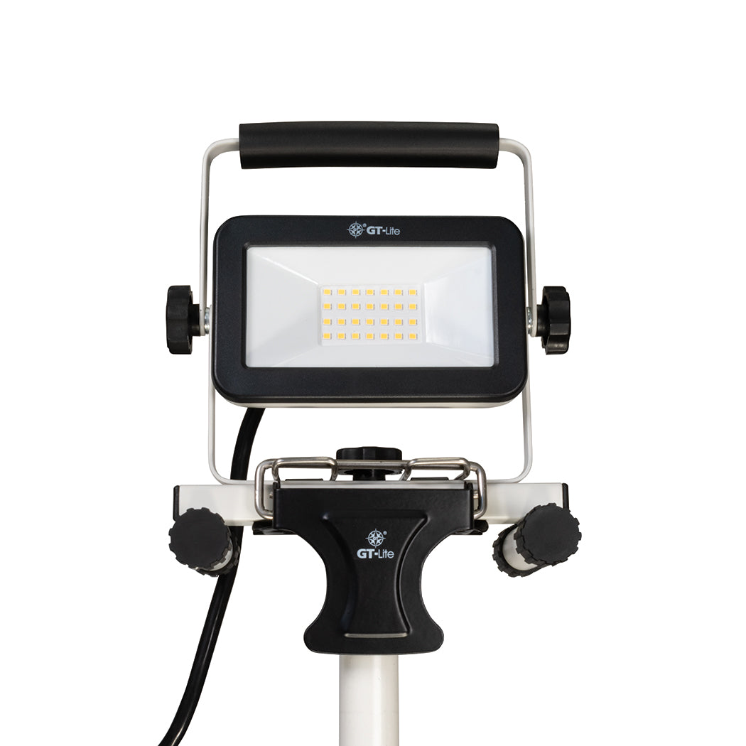 Portable Corded LED Work Light with H Stand 1200 Lumen 15W