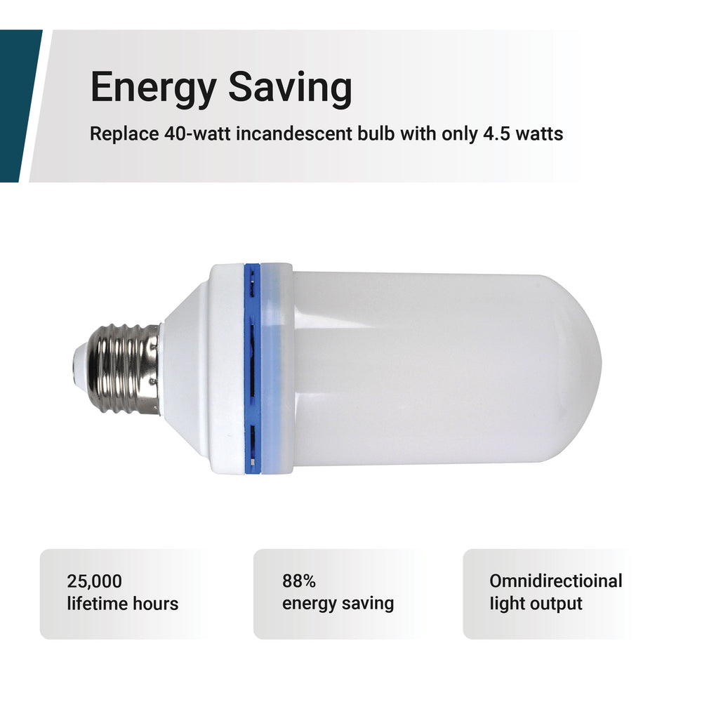 Blue Flame LED E26 Bulb 4.5W