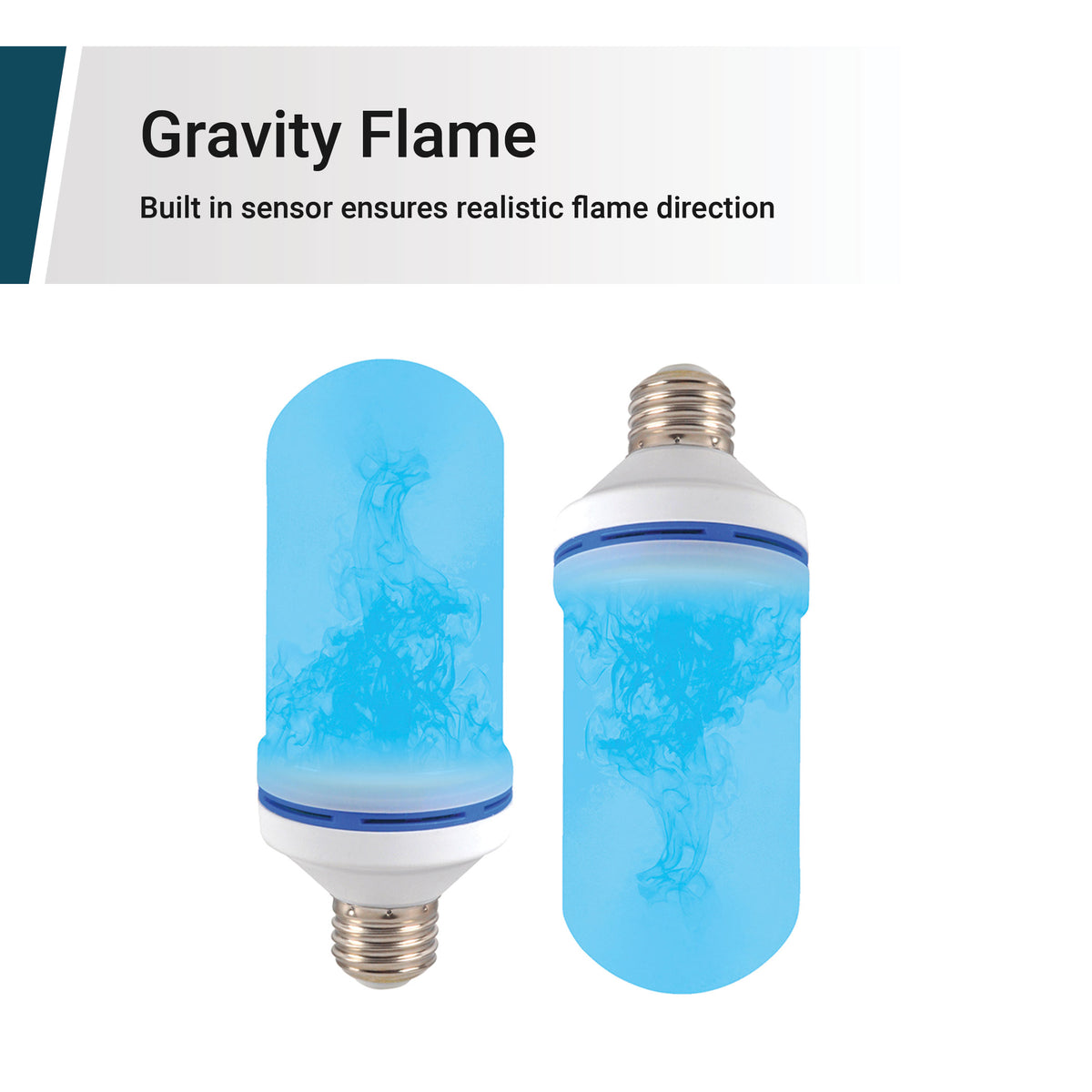 Blue Flame LED E26 Bulb 4.5W